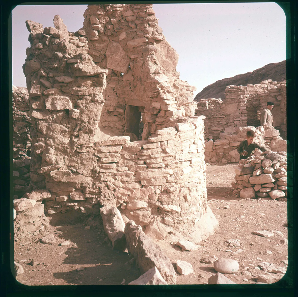 Ruinas de un pucará, Norte Grande de Chile, 1950 - 1965