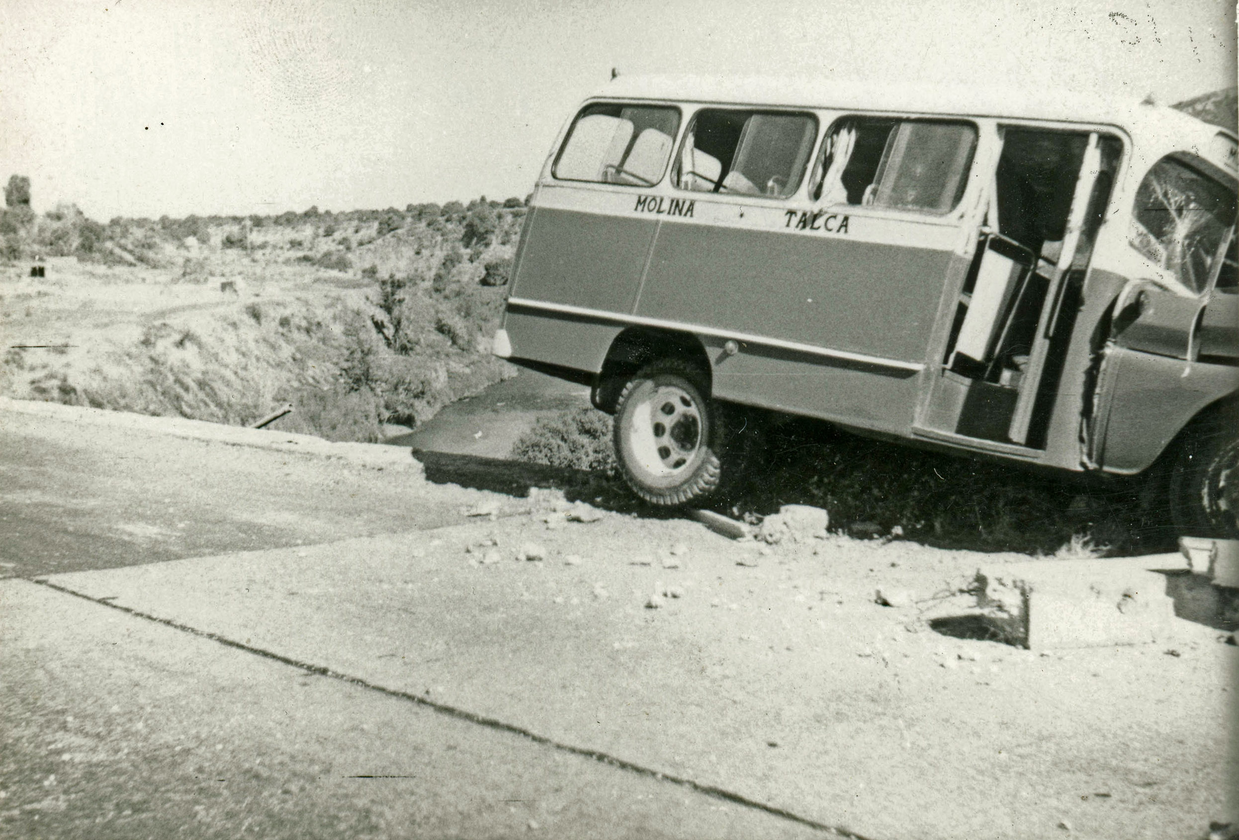 Accidente de Bus en Río Claro, Talca, 1964