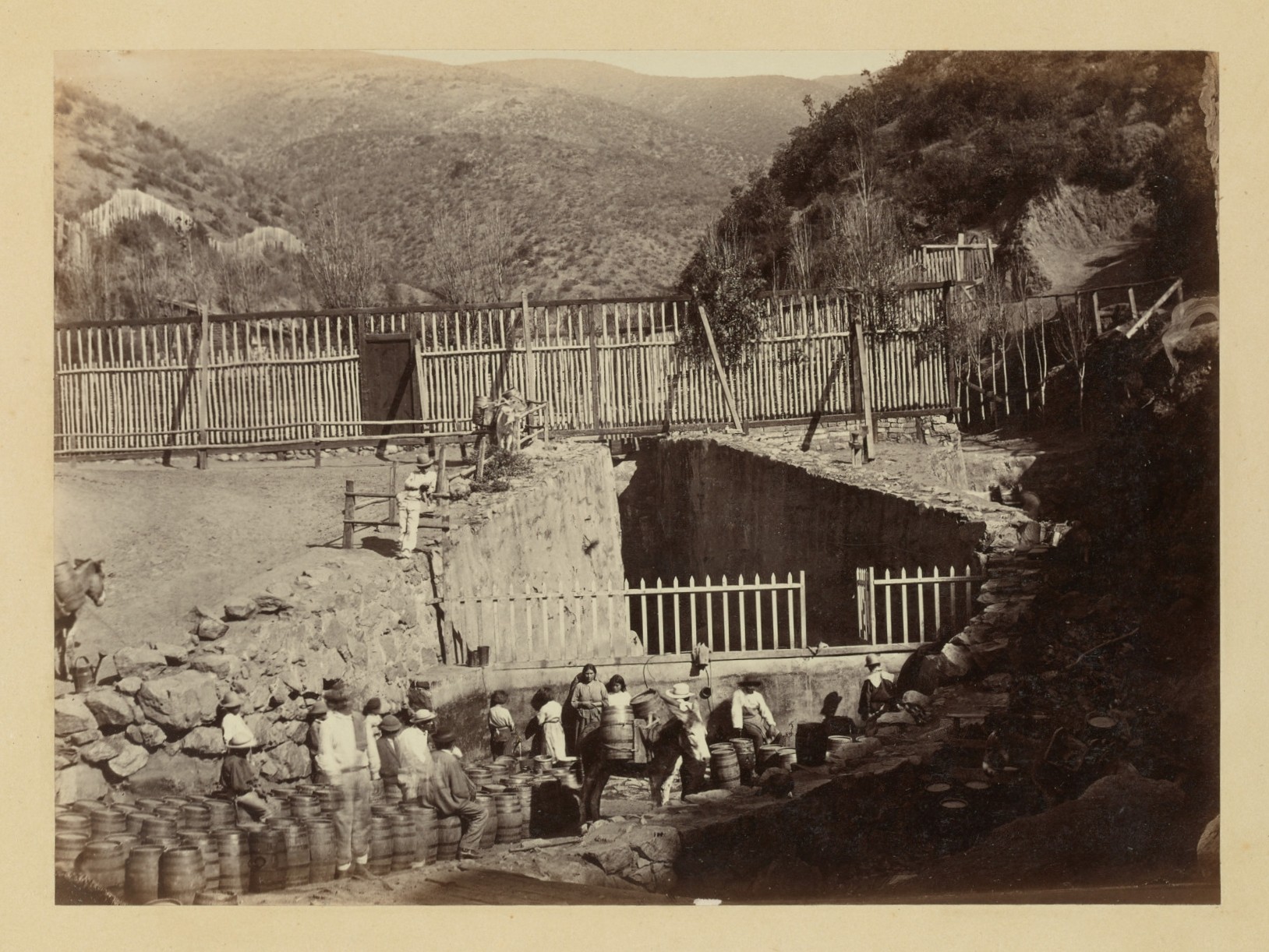 La Gran Cisterna, Valparaíso, 1868