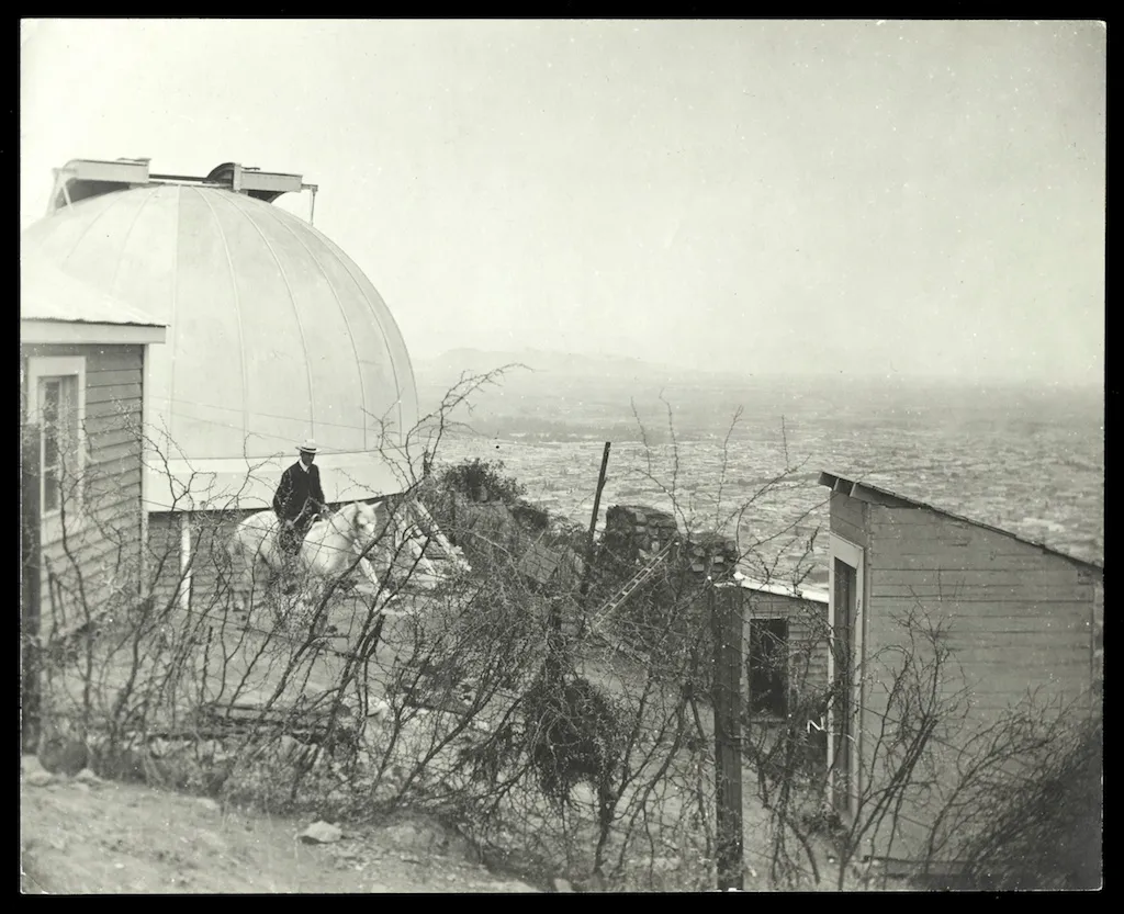Observatorio desde el norte, Santiago, ca. 1903