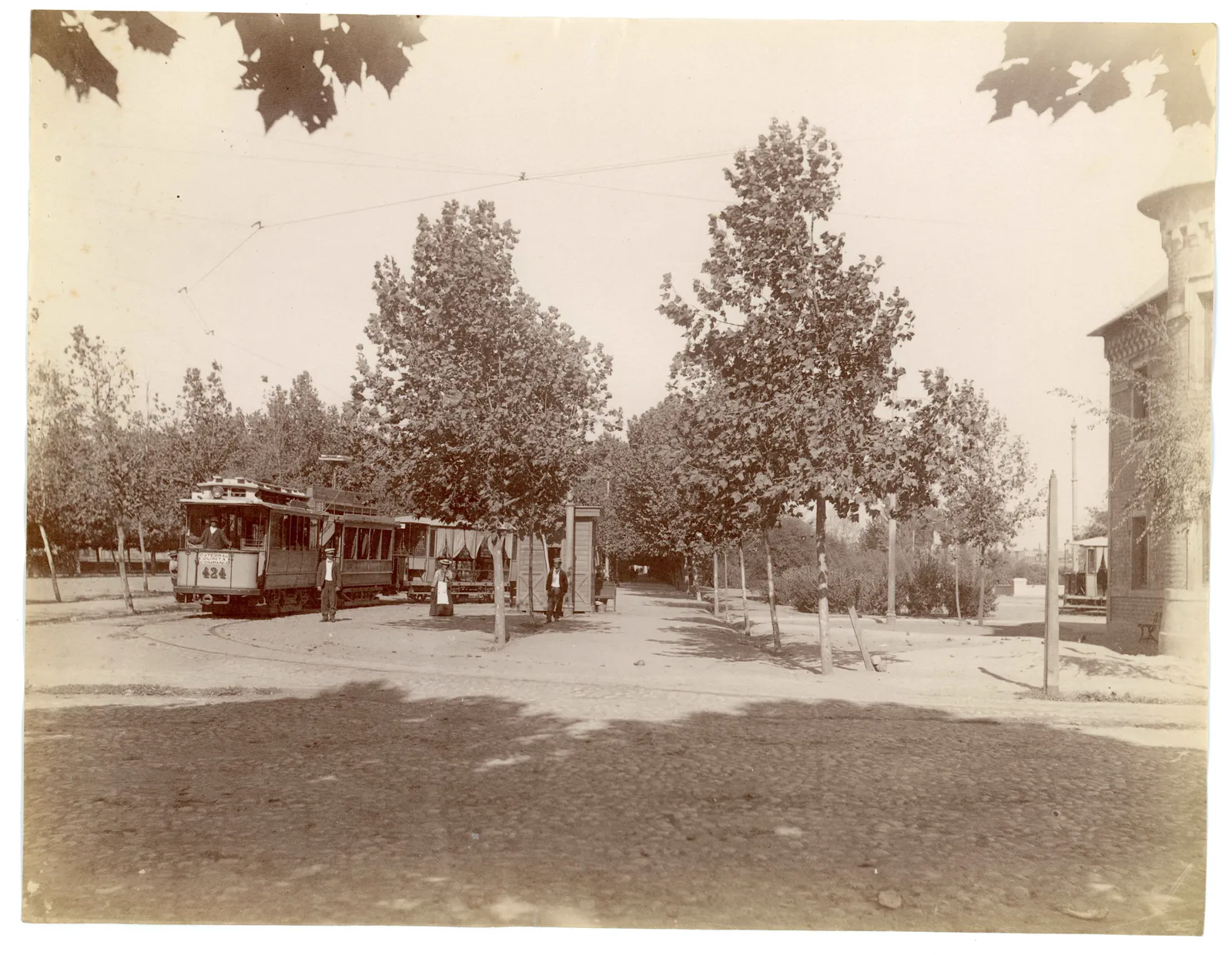 Parque Forestal, Castillo del Parque, Santiago, ca. 1904