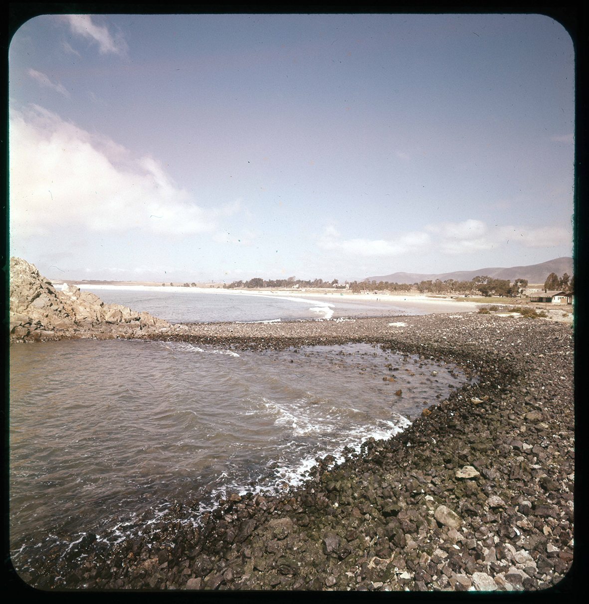 Playa y roquerío de La Serena, Región de Coquimbo, Chile, 1950 - 1965