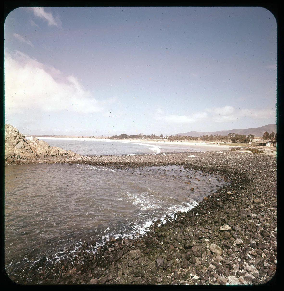 Playa y roquerío de La Serena, Región de Coquimbo, Chile, 1950 - 1965