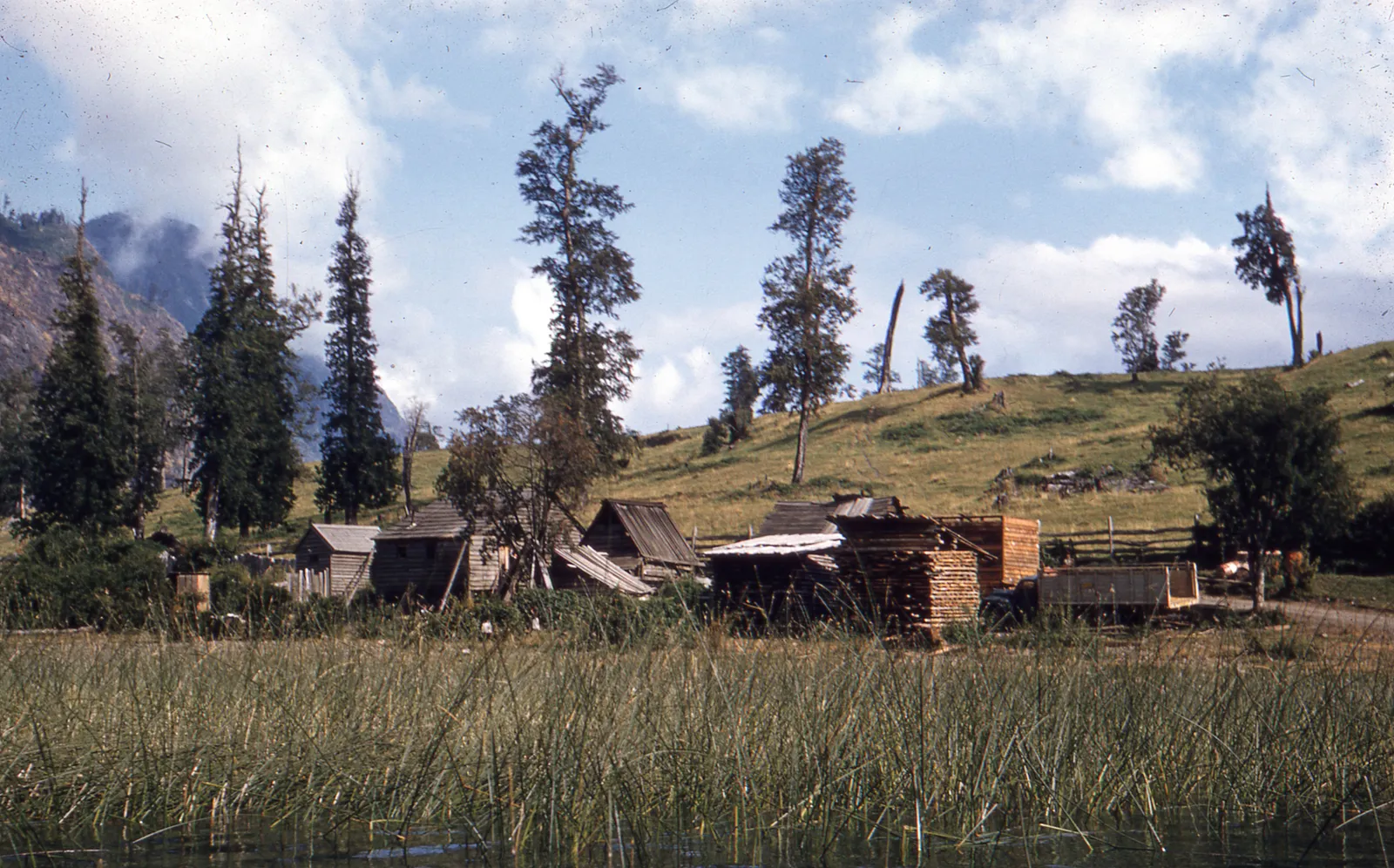 Lago Maihue en 1958