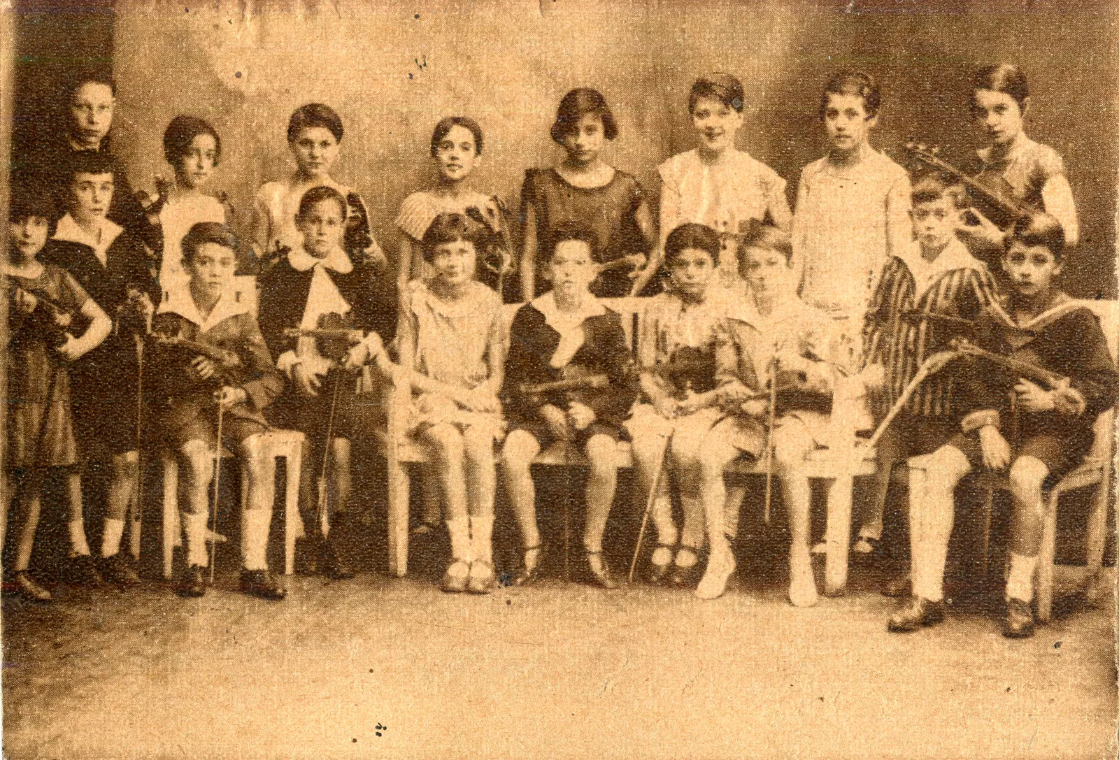 Grupo de Estudiantes de Música, sin lugar, ca. 1935