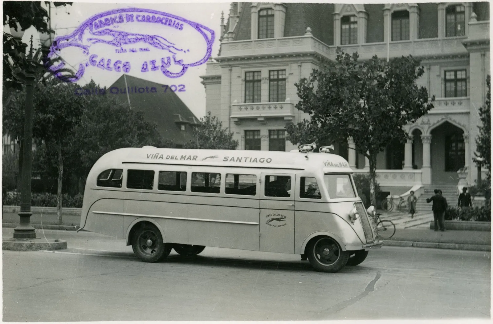 Mini Bus en Viña del Mar, ca. 1950