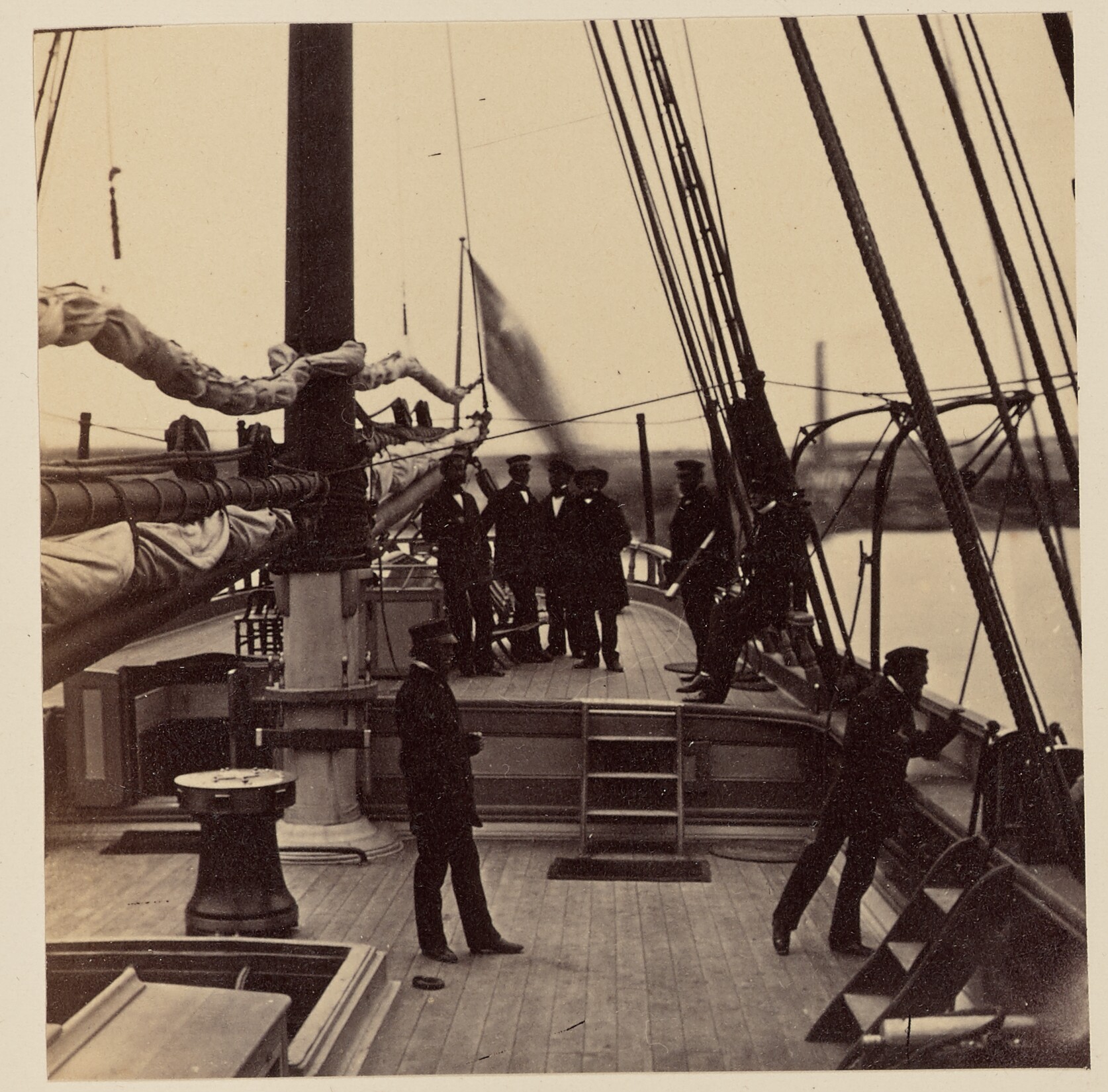 Escena a bordo del "Dart", 1860