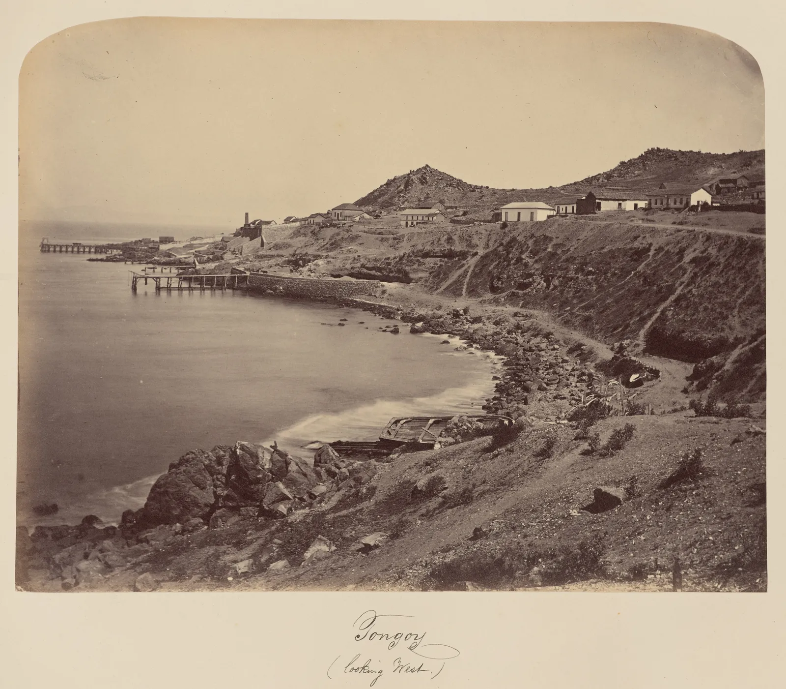 Tongoy, mirando al oeste, 1860