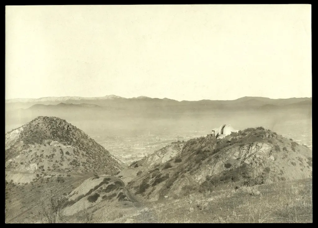 Observatorio en el Cerro San Cristóbal, Santiago, ca. 1903