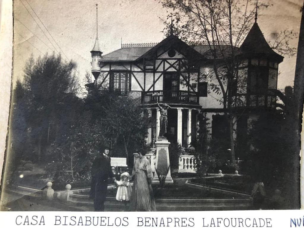 Casa de la familia de Juan Benaprés y Elens Lafourcade, Ñuñoa, 1912