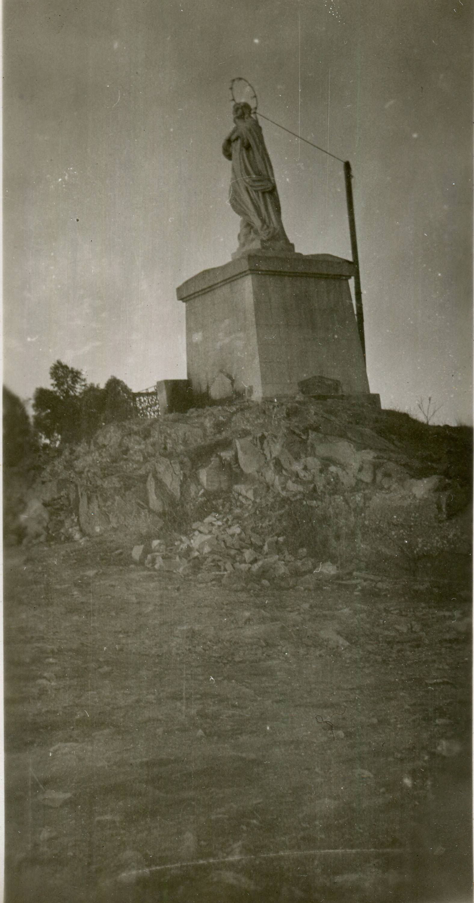 Virgen del Cerro Condell, Curicó, ca. 1950