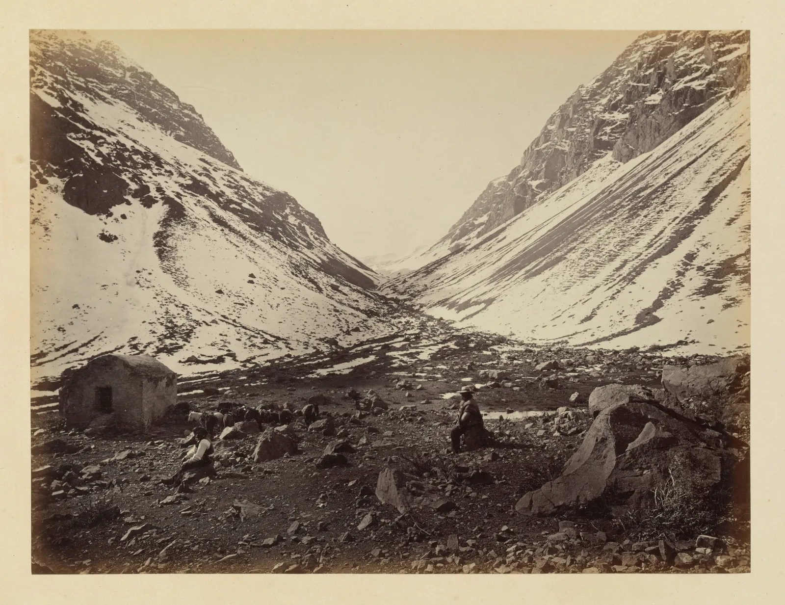 Montañas en Machalí, 1868