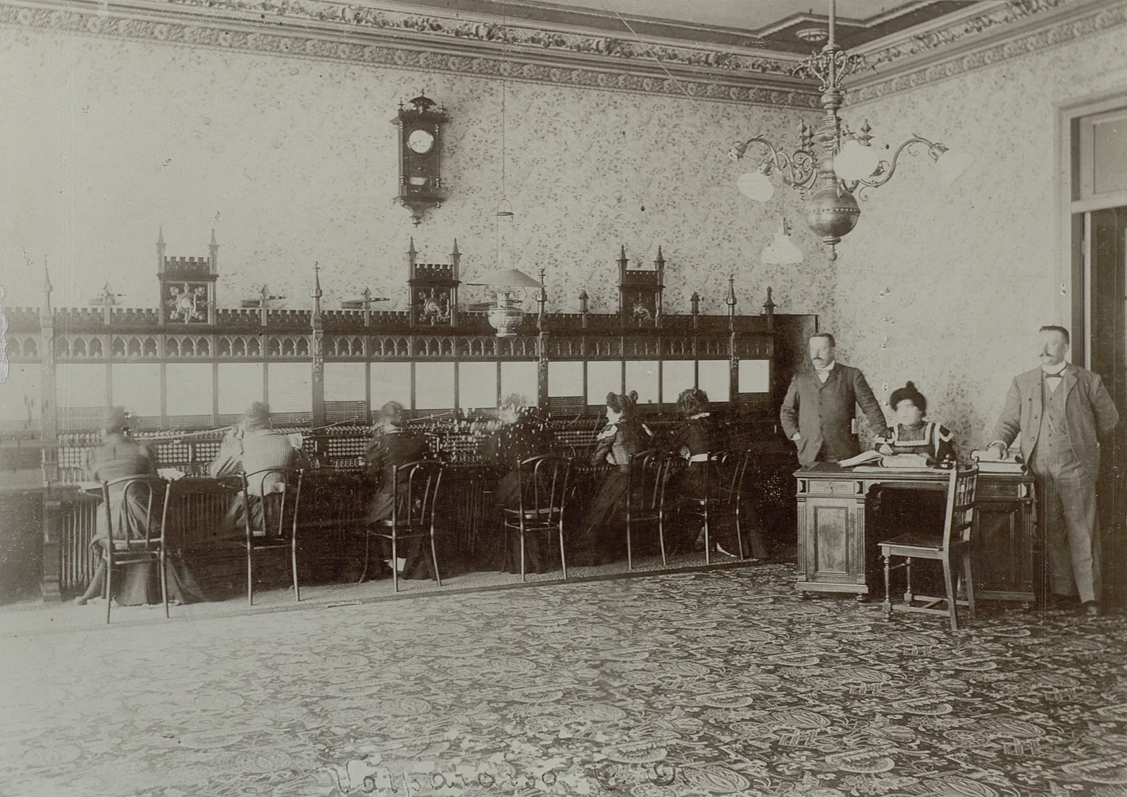 Estación telefónica de Valparaíso, 1897