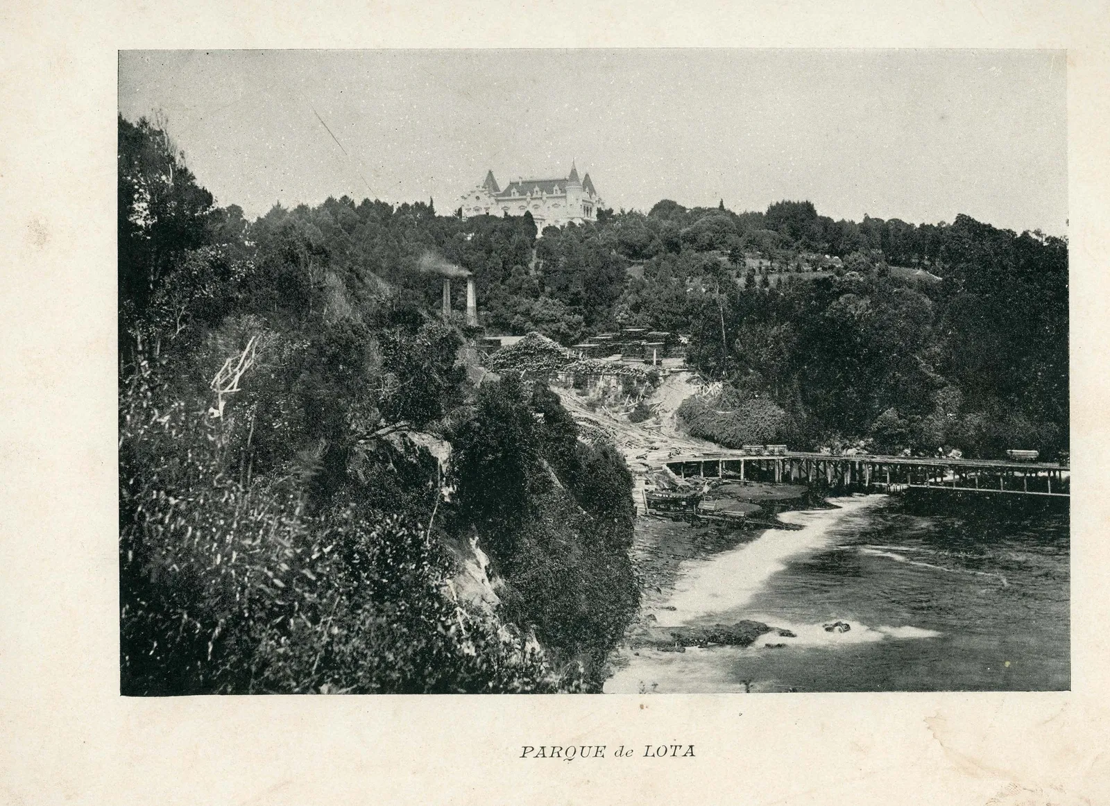 Parque de Lota, 1890
