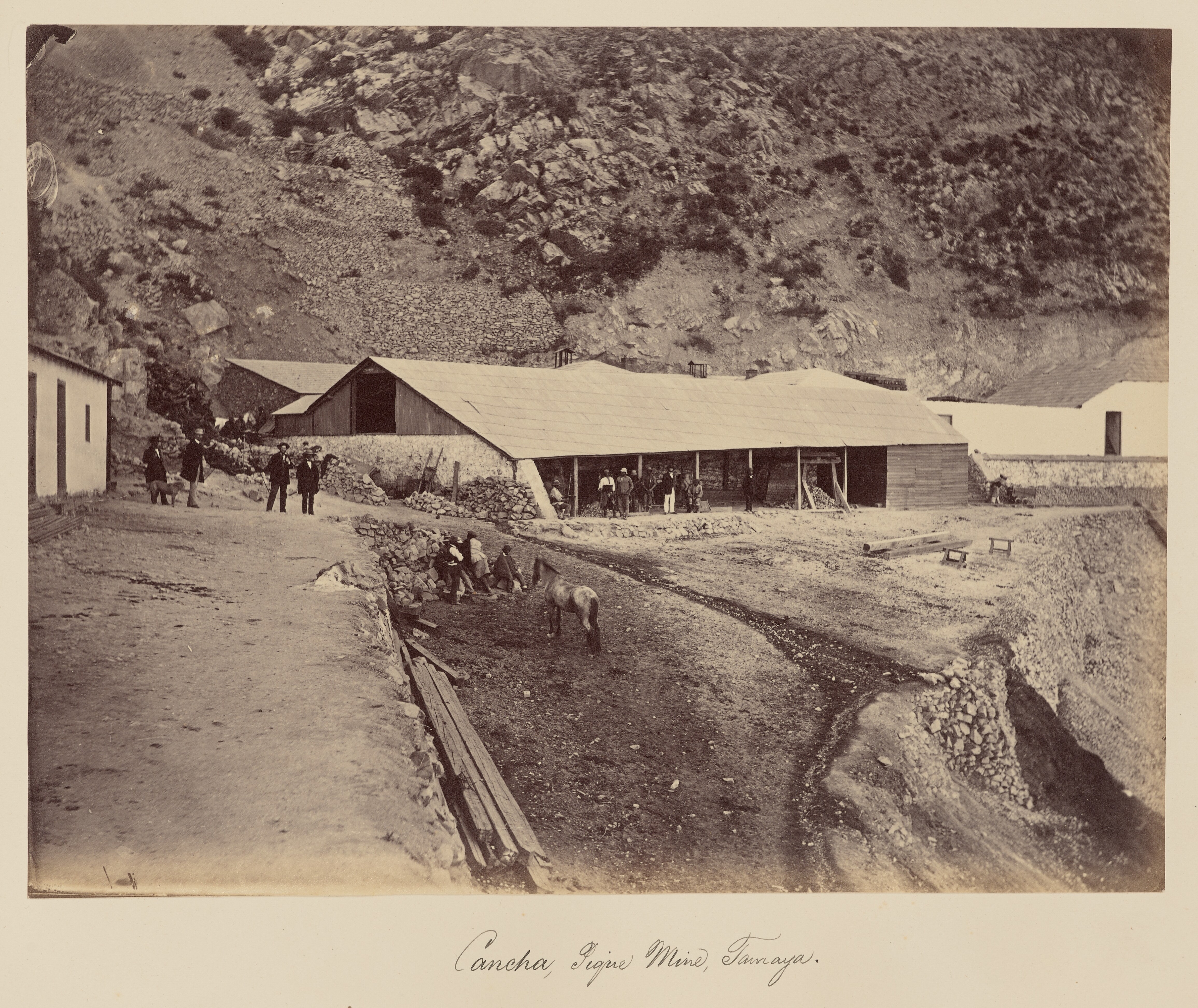 Pique minero de Cerro Tamaya, 1860
