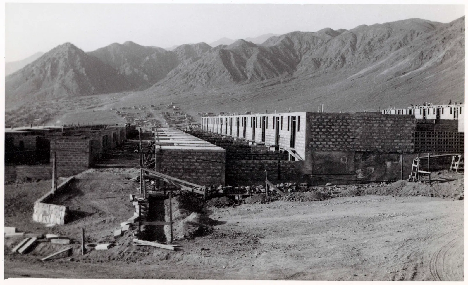Construcción Villa Salar del Carmen, Antofagasta, 1962