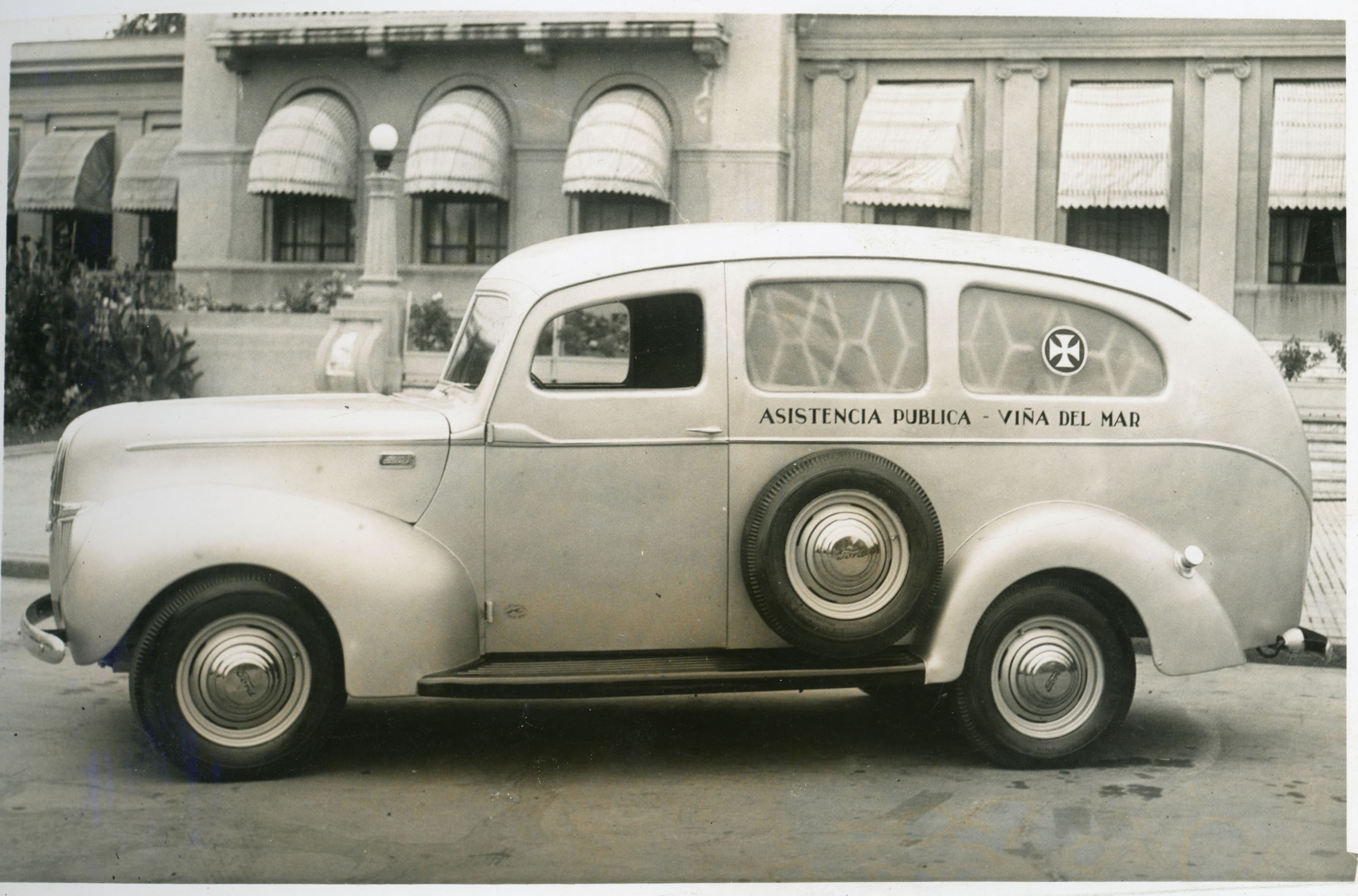 Automóvil de Asistencia Pública, Viña del Mar, ca. 1950
