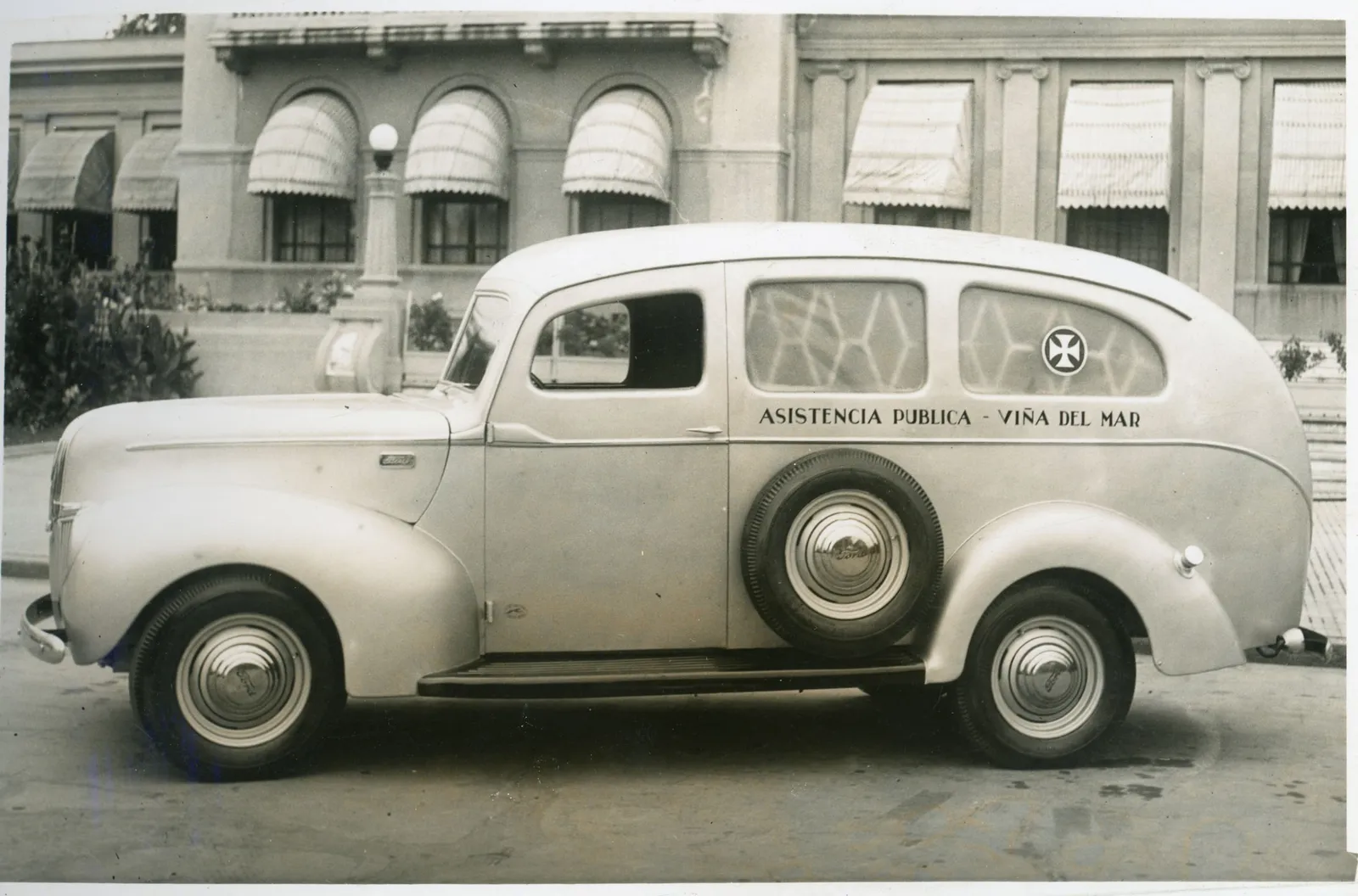 Automóvil de Asistencia Pública, Viña del Mar, ca. 1950