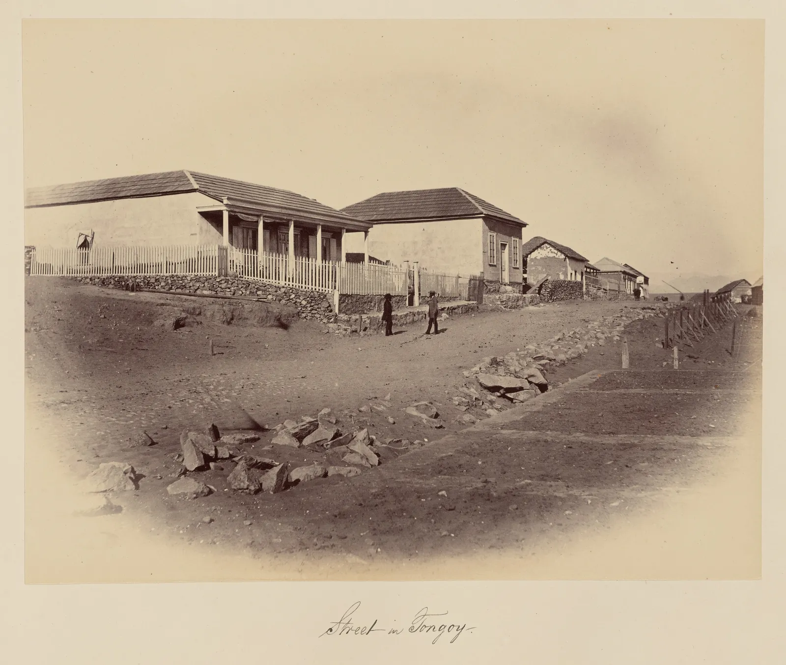 Calle en Tongoy, 1860