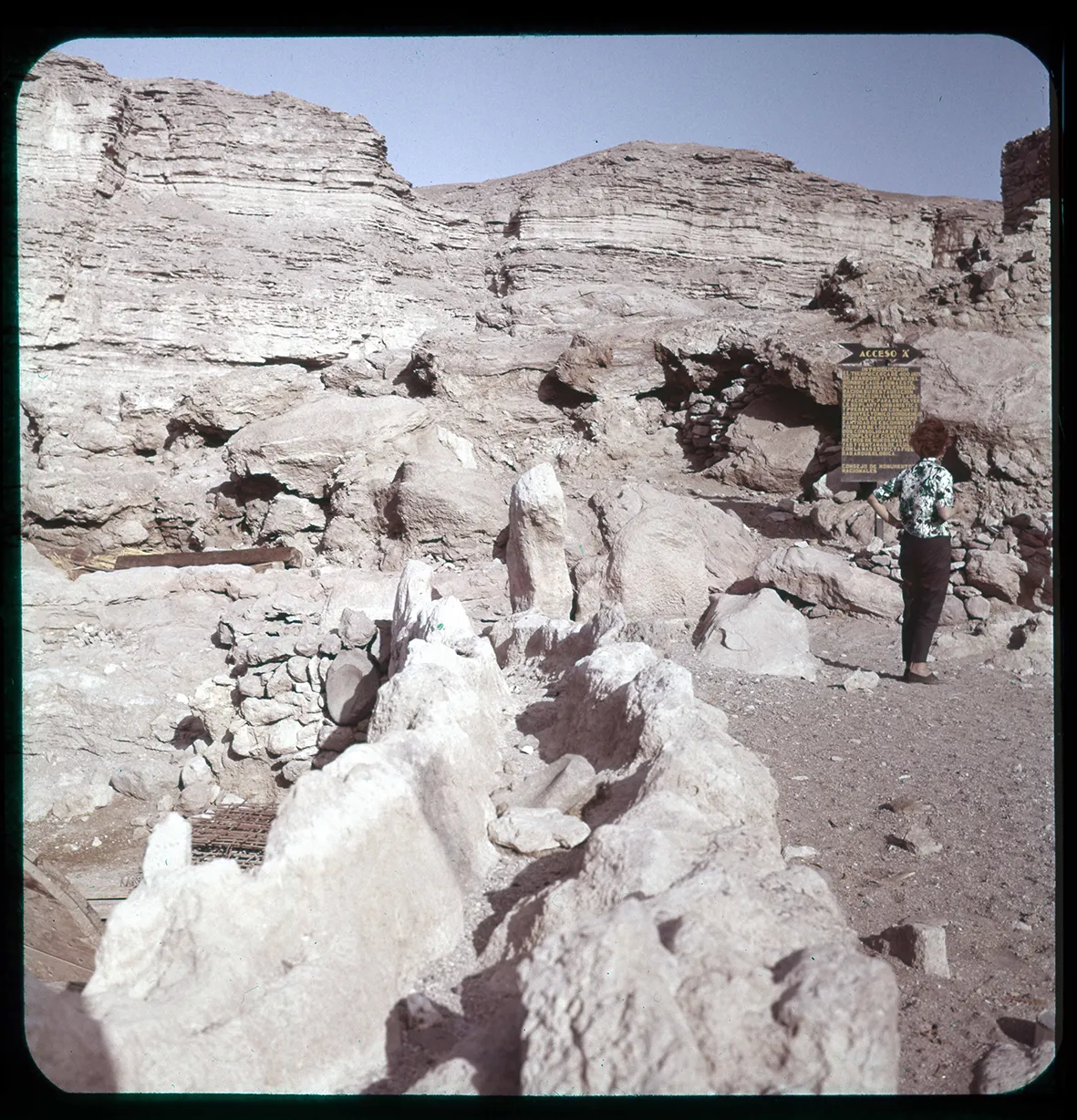 Acceso al Pucará de Lasana, Calama, Región de Antofagasta, Chile, 1950 - 1965