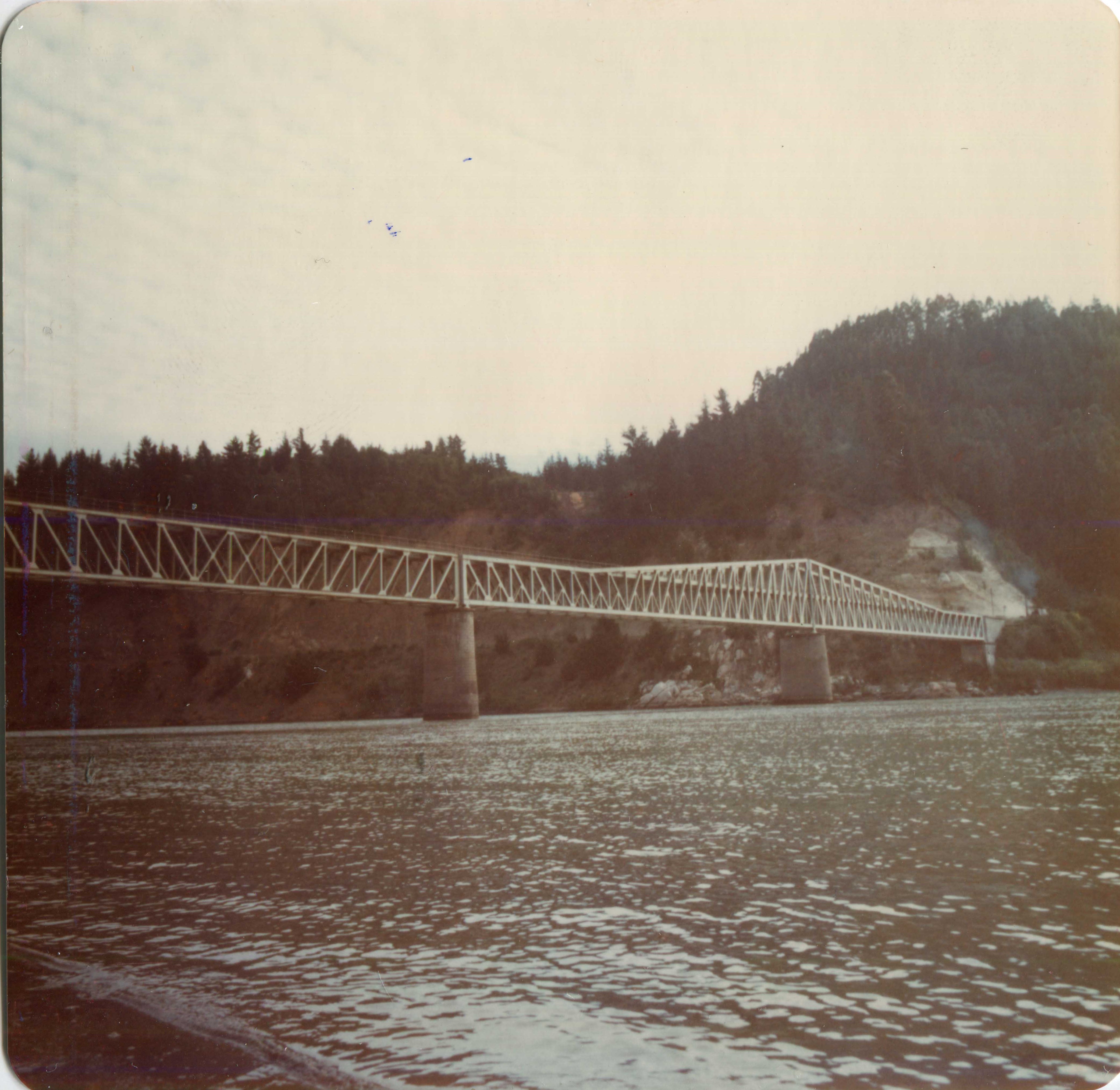 Puente Ferroviario Banco de Arena, Constitución, 1990