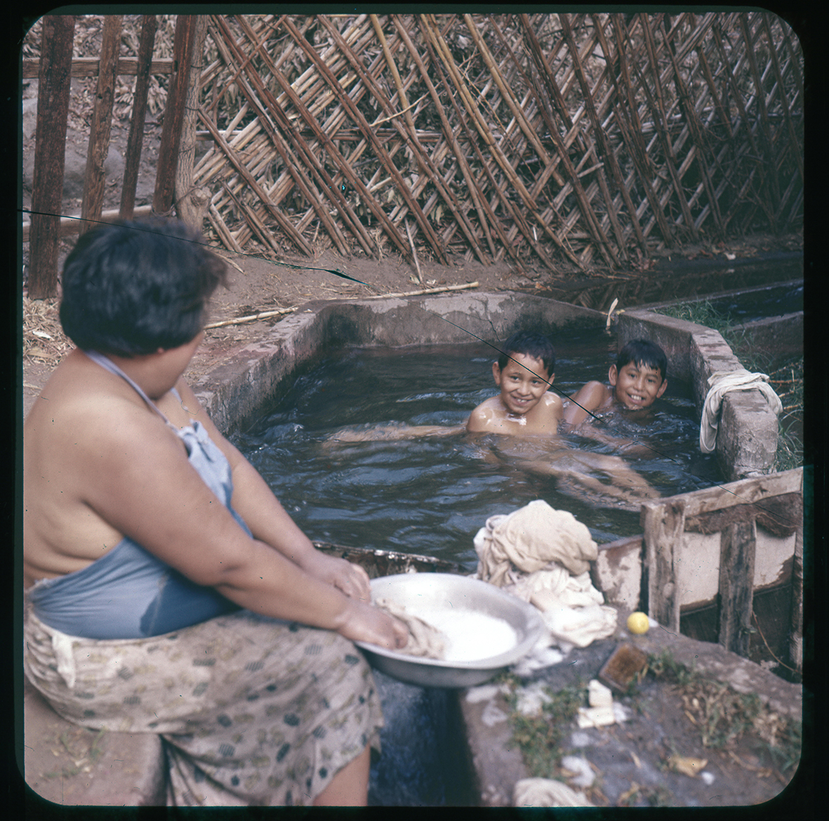 Llegada del agua, Pica, Región de Tarapacá, 1950 - 1965