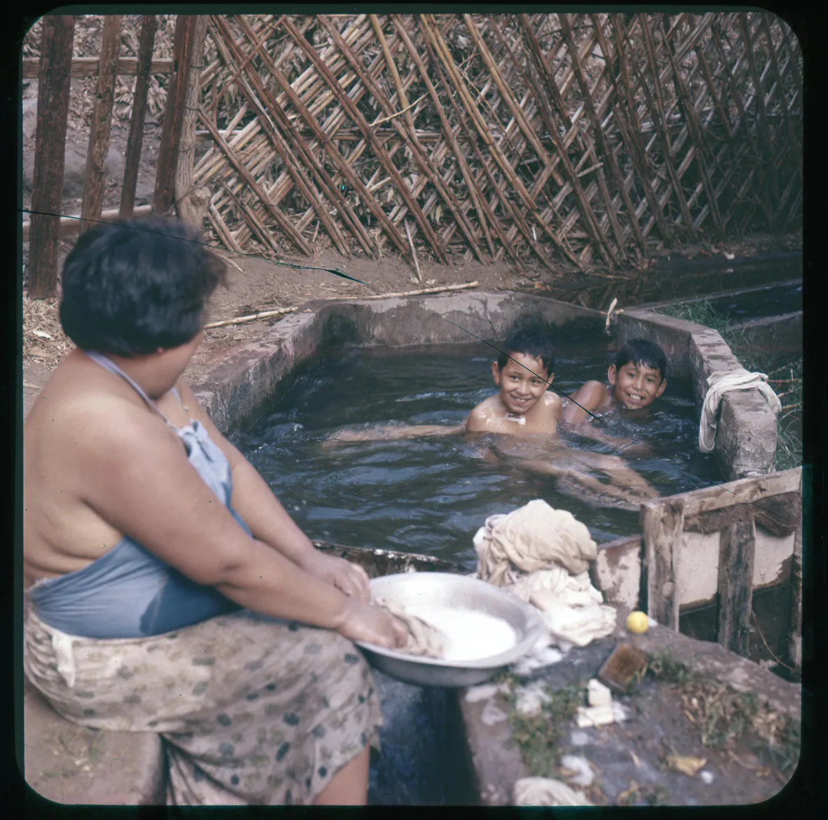 Llegada del agua, Pica, Región de Tarapacá, 1950 - 1965