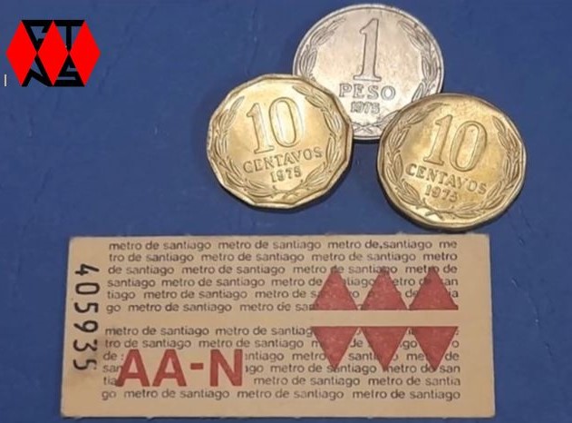 Costo del pasaje de Inauguración , 1975