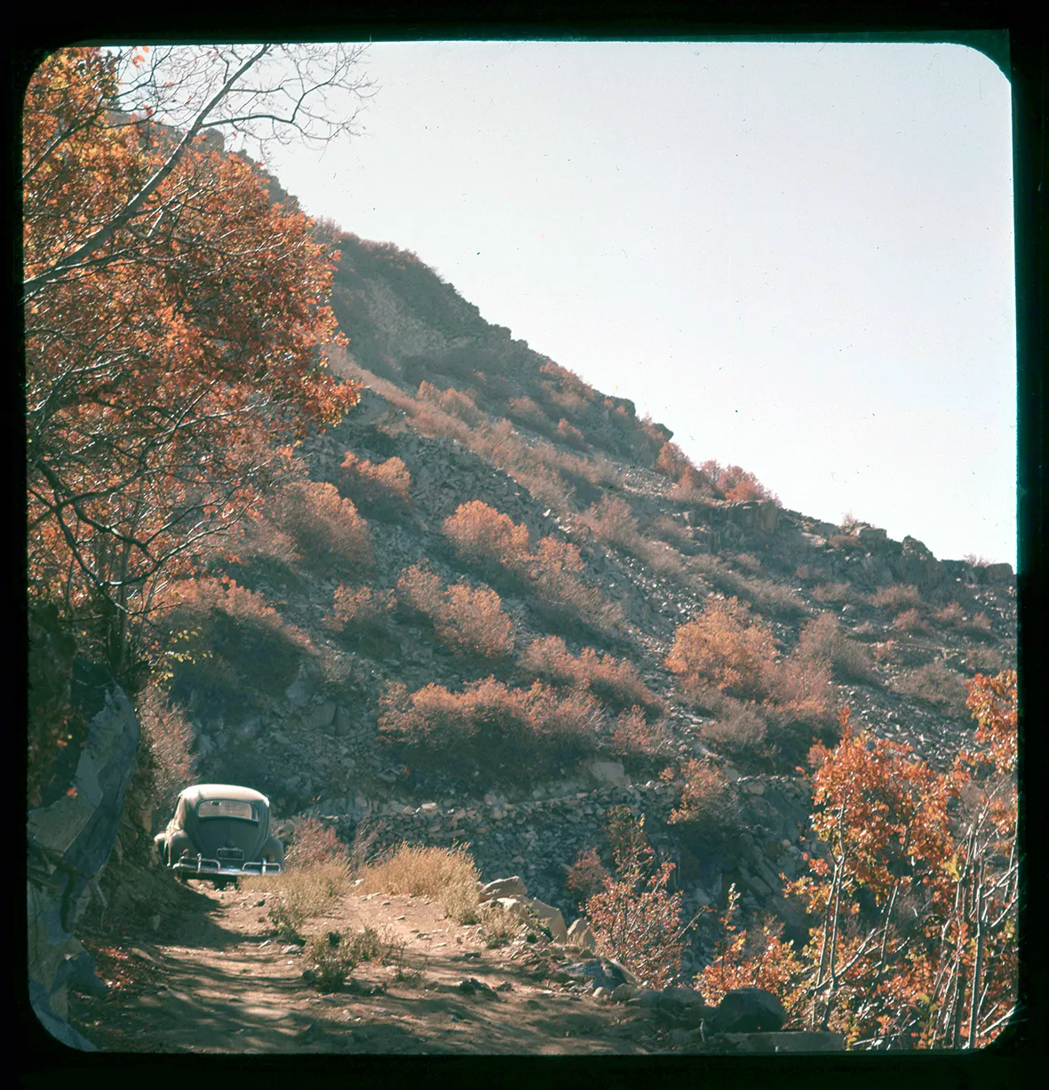 Ingreso a Quebrada Alvarado, Región de Valparaíso, Chile, 1950 - 1965