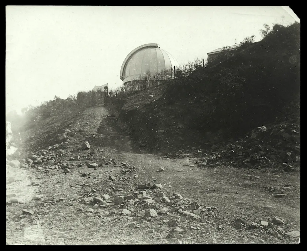 Observatorio desde el noreste, Cerro San Cristóbal, ca. 1903