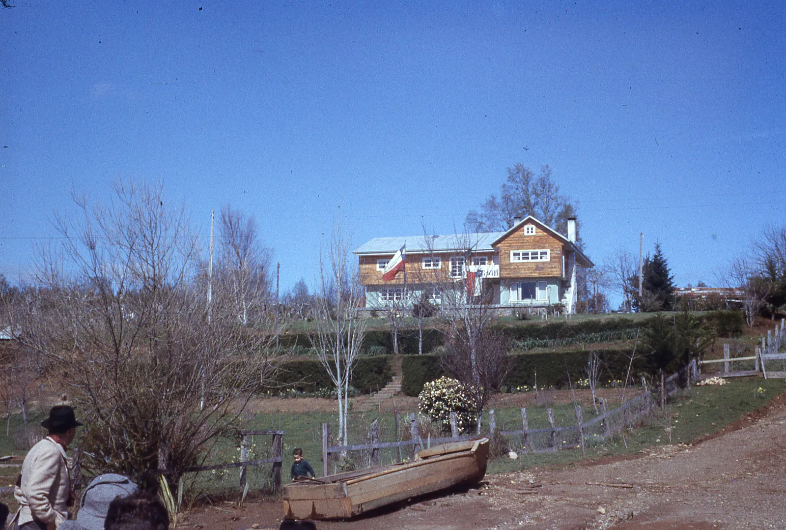 Casa en cercanías de Valdivia, 1960