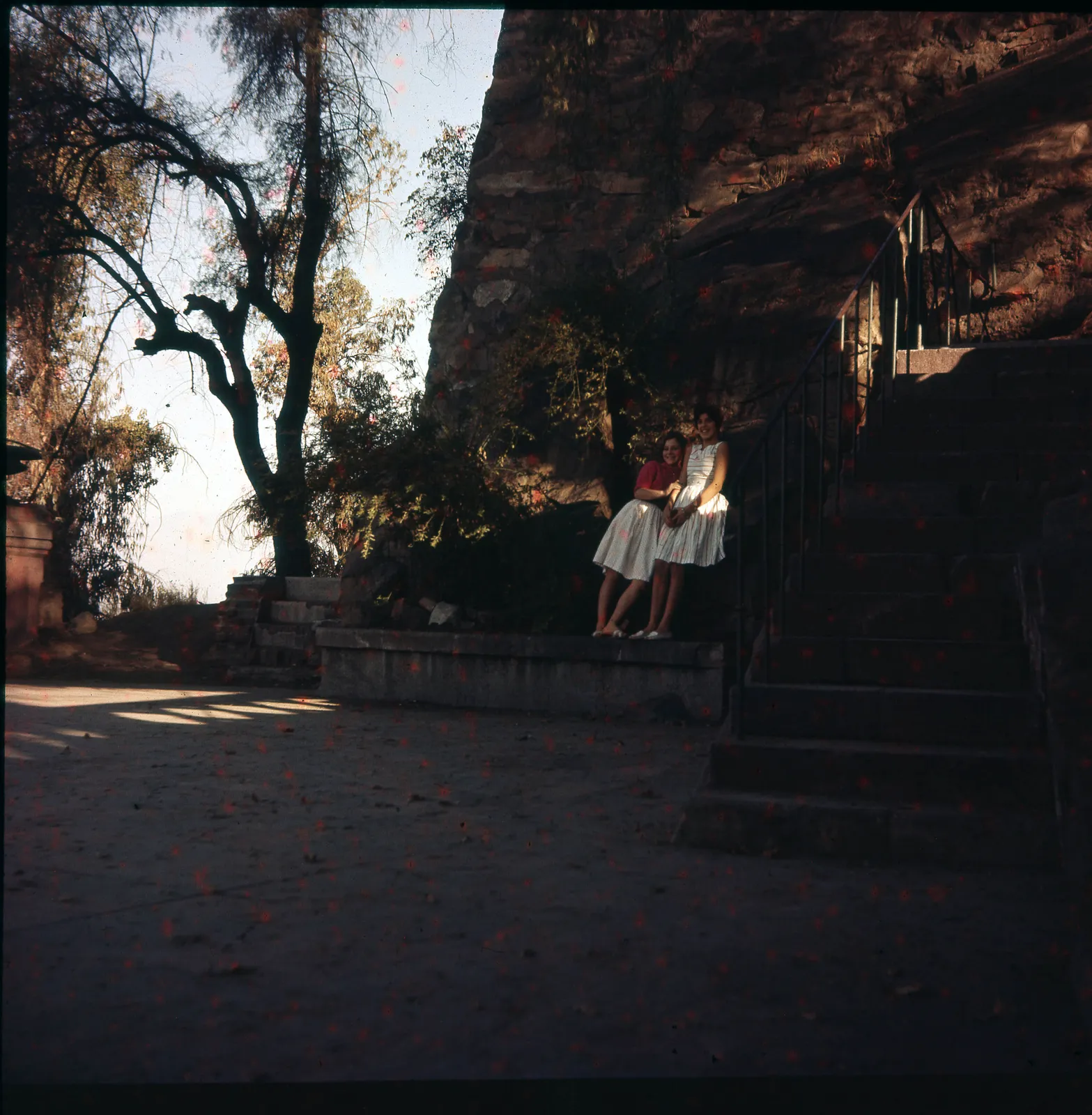 Cerro Santa Lucía en 1960