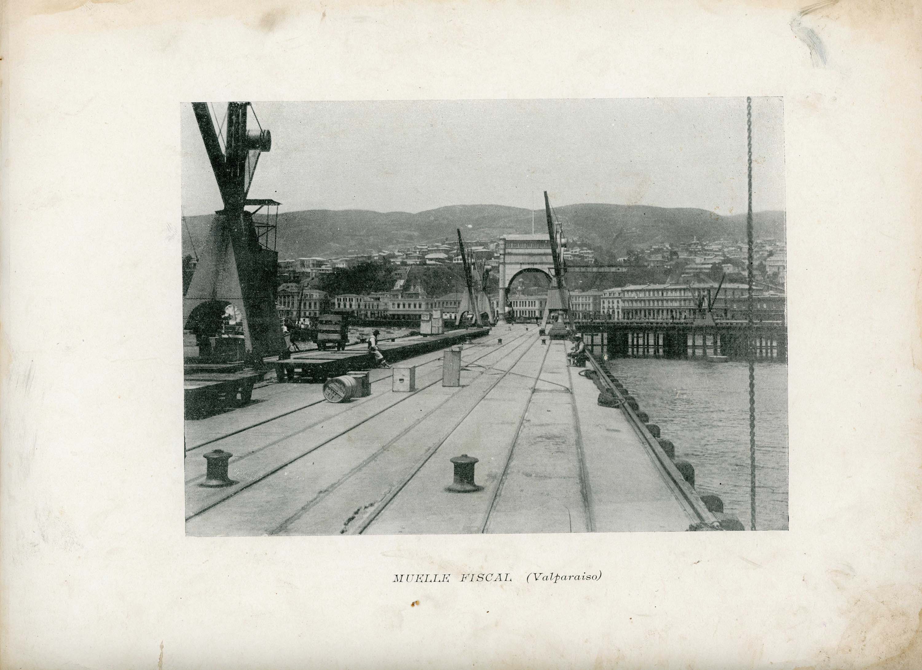Muelle Fiscal de Valparaíso, 1890