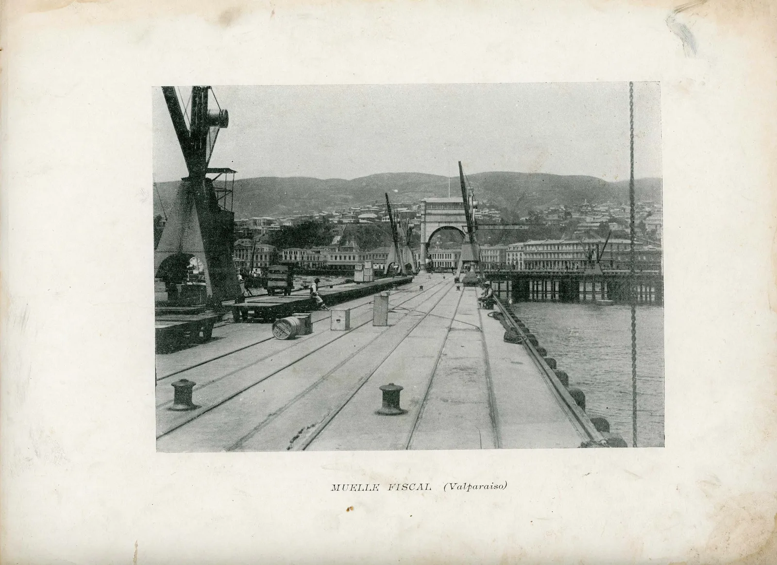 Muelle Fiscal de Valparaíso, 1890
