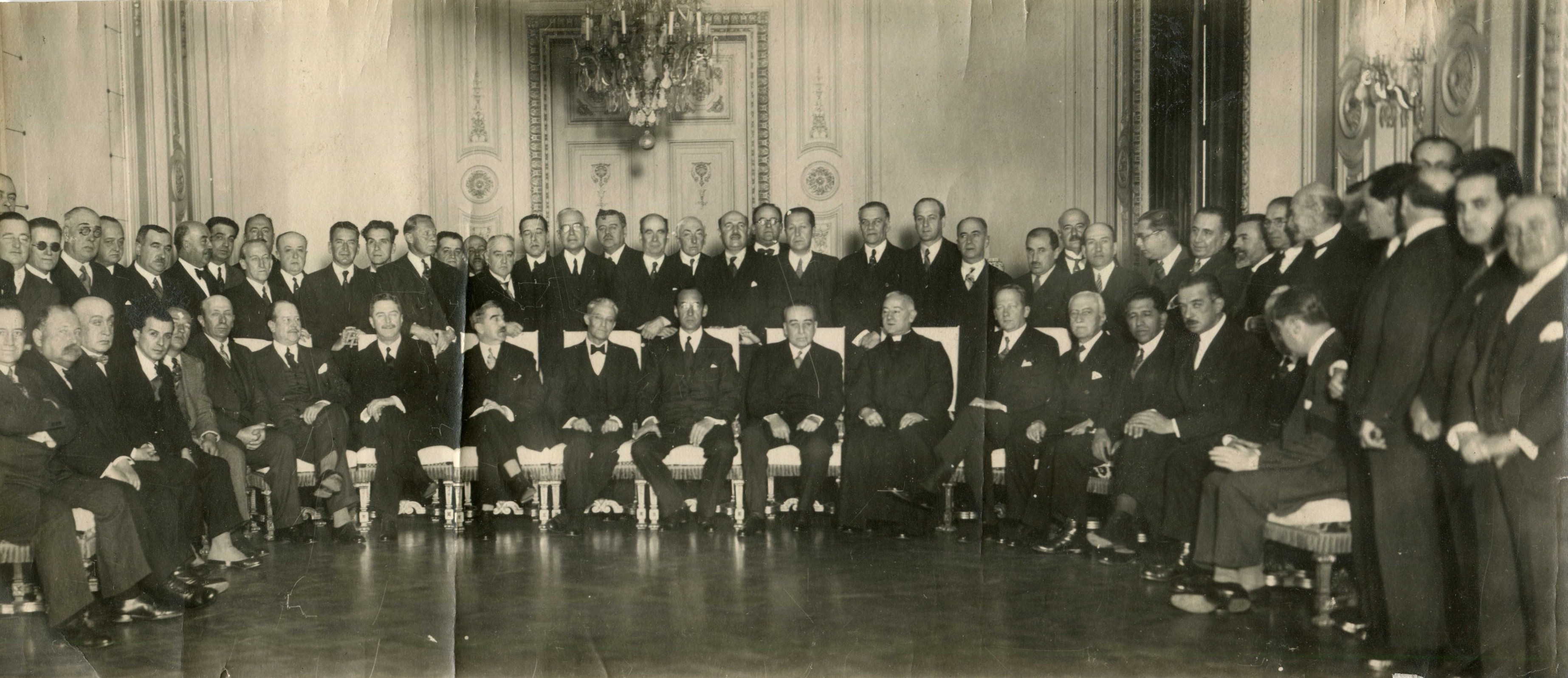 Almuerzo en el Club de la Unión, 1933