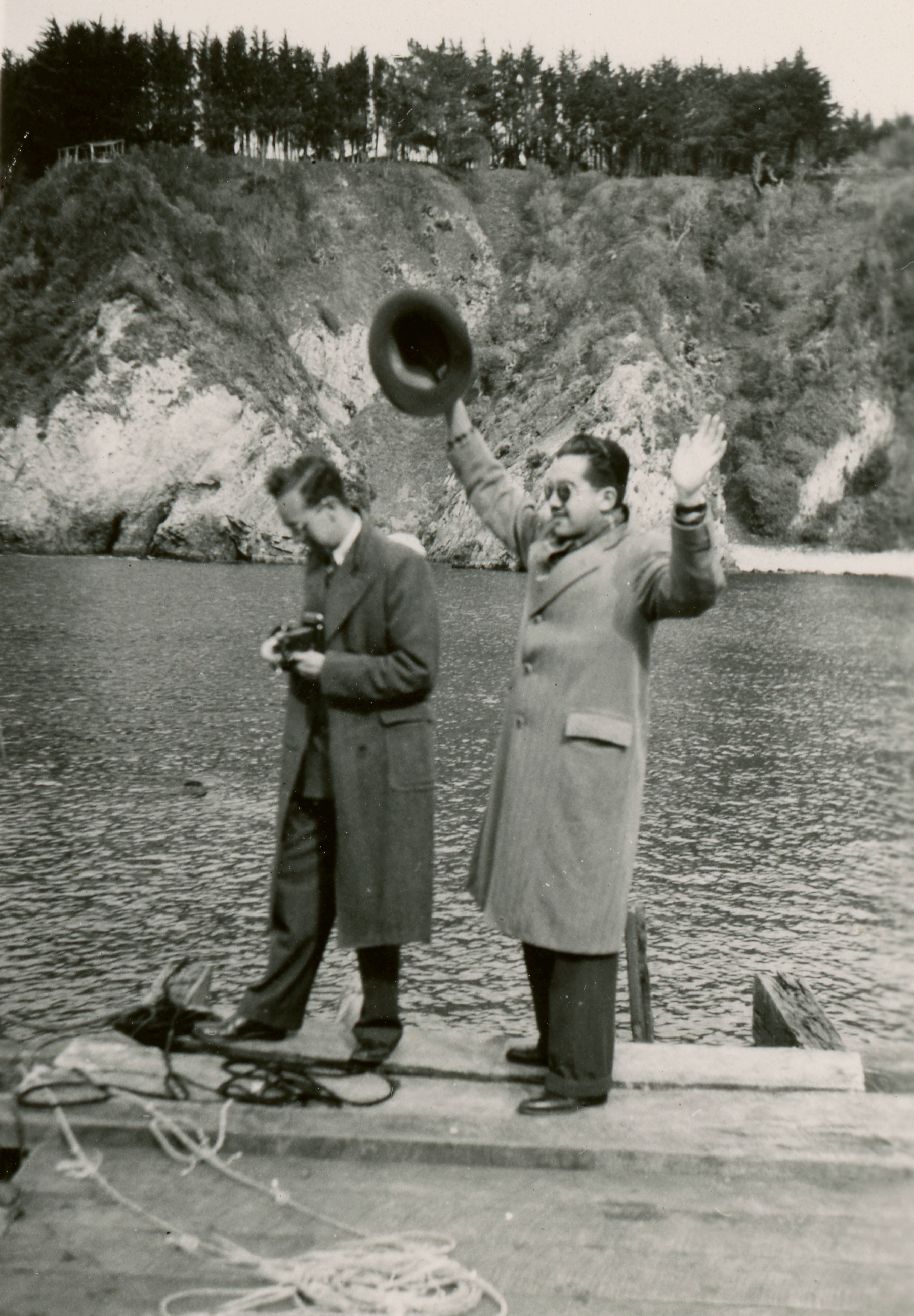 Embarcadero en Petrohué, Todos Los Santos, 1949