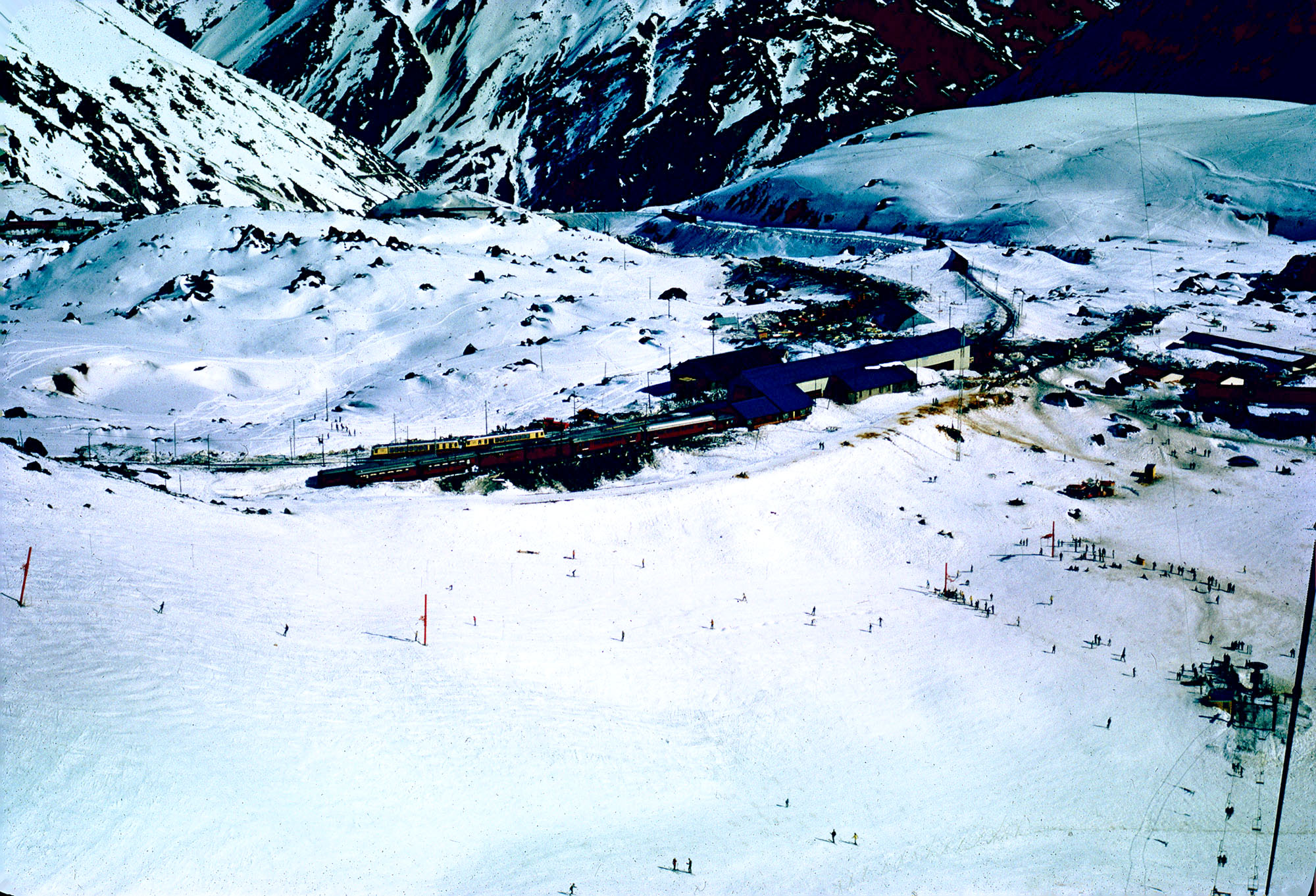 Portillo desde la montaña, ca. 1964