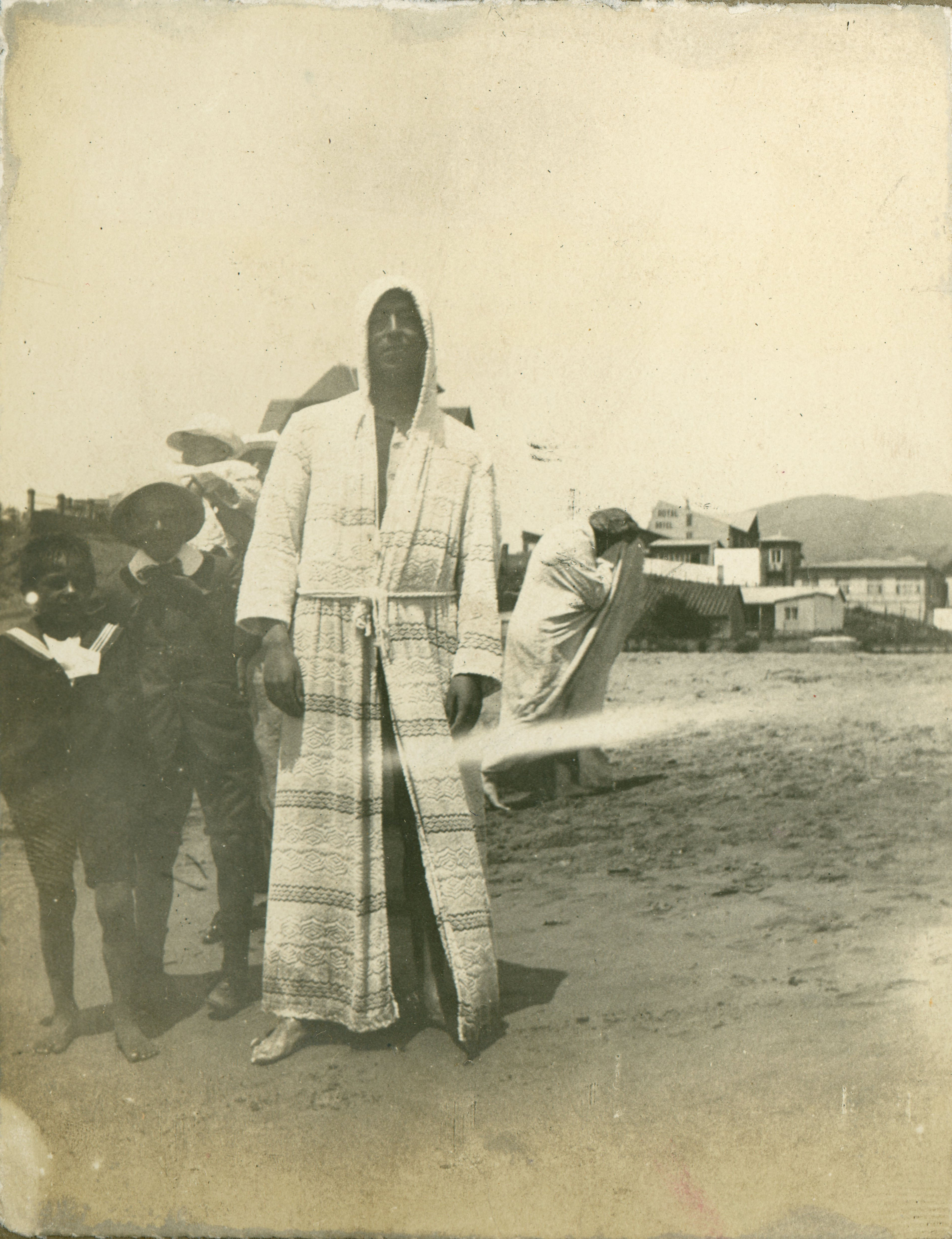 Bañistas en Papudo, Febrero de 1915
