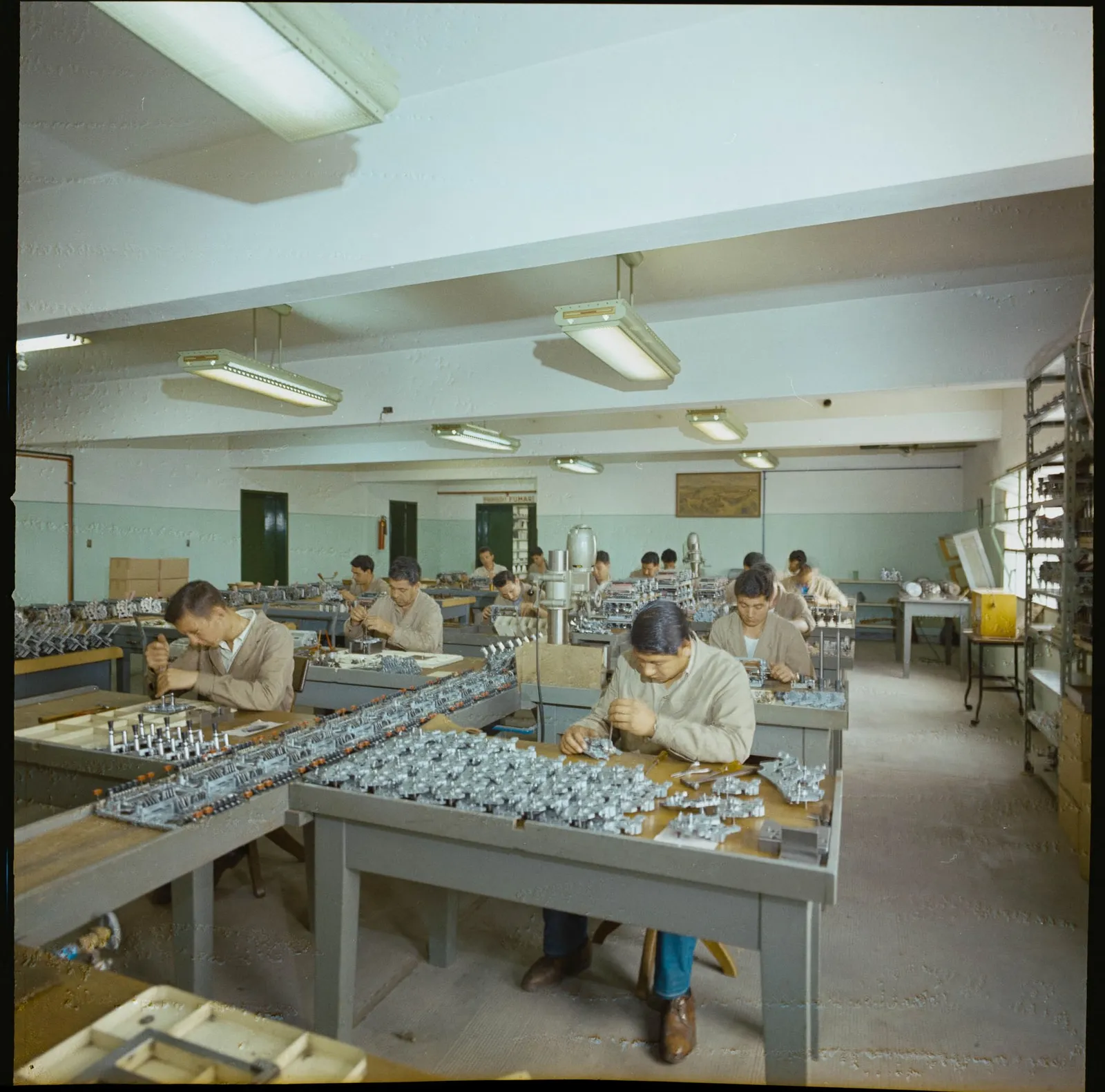 Fábrica de calculadoras Facit Odhner, 1964