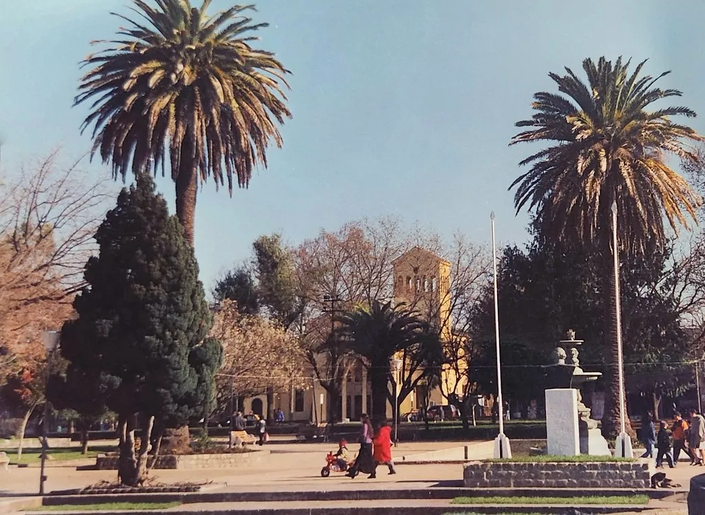 Plaza de Armas de San Carlos en 1995