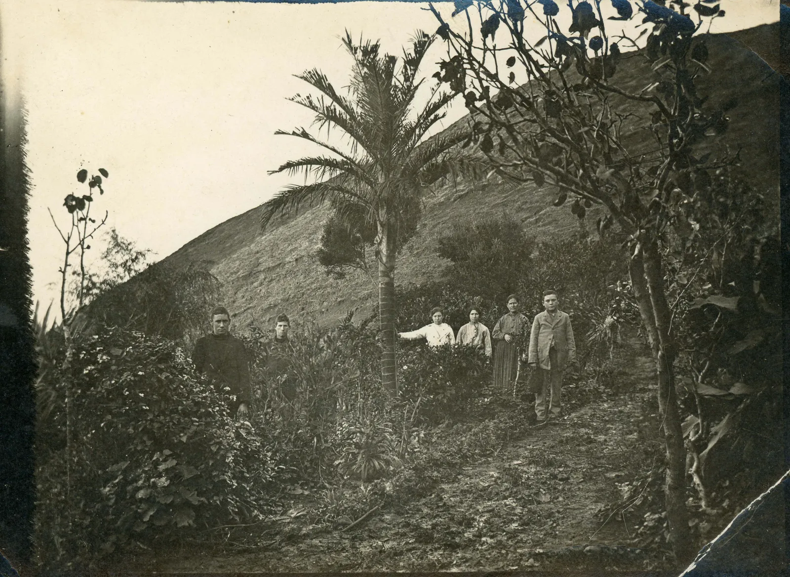 Colonos y españoles en la Isla Juan Fernández, 1917