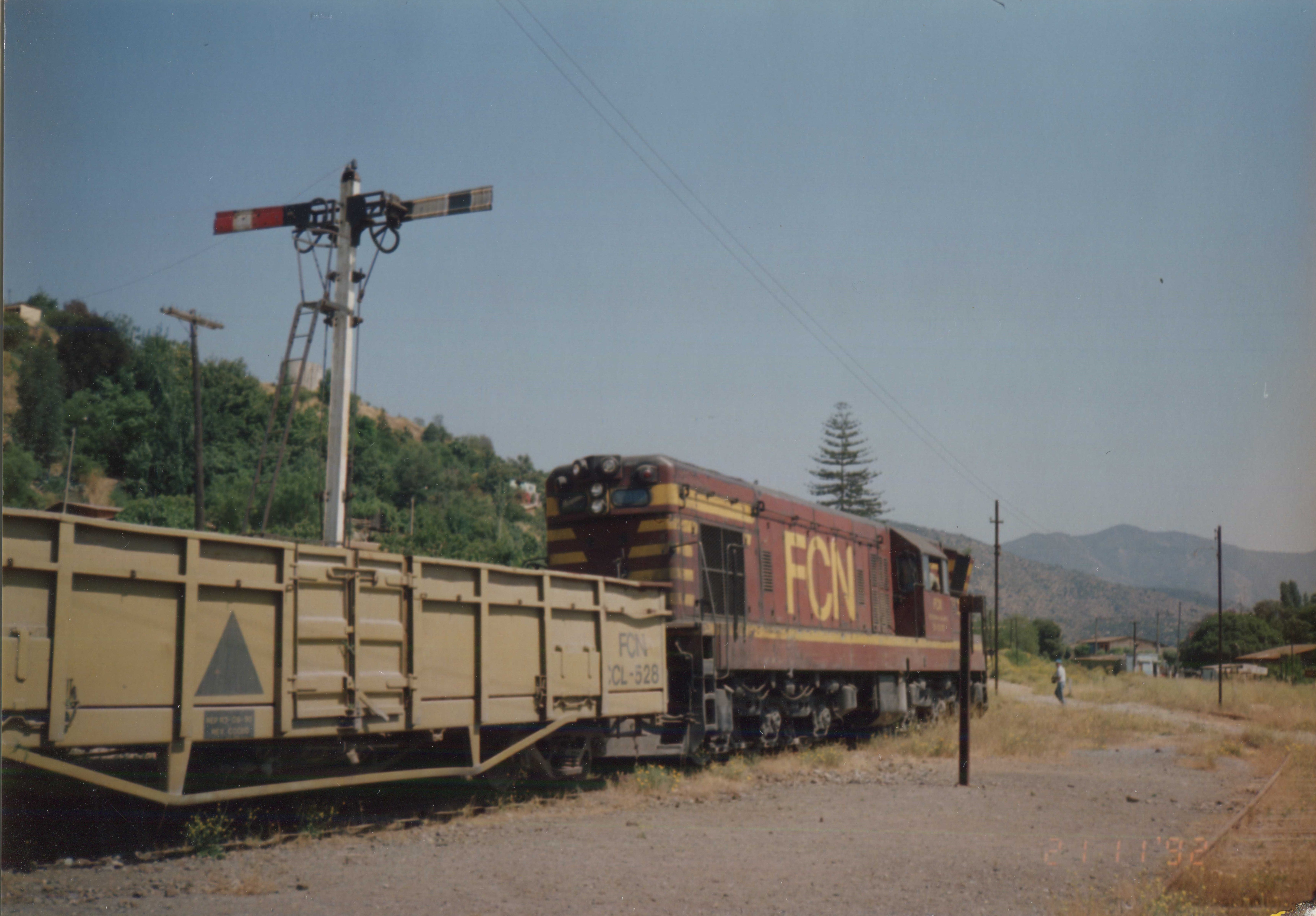 Estación El Melón, Red Norte, 1992