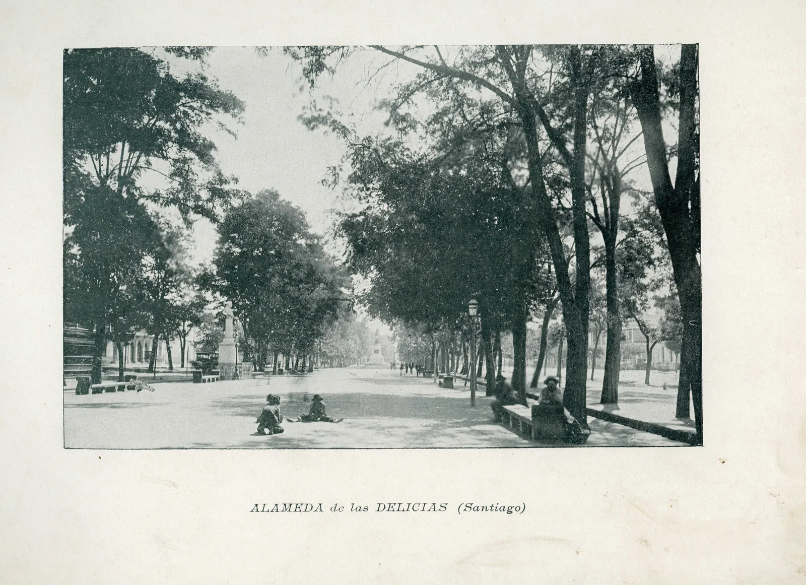 Alameda de las Delicias de Santiago, 1890