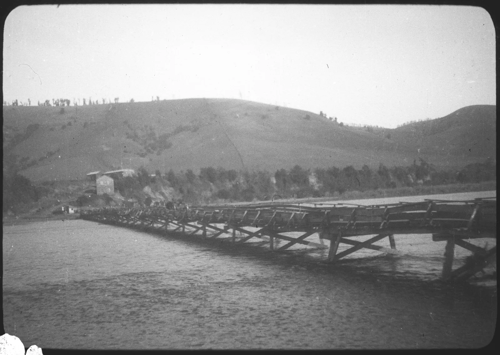 Puente de madera, Araucanía, 1928