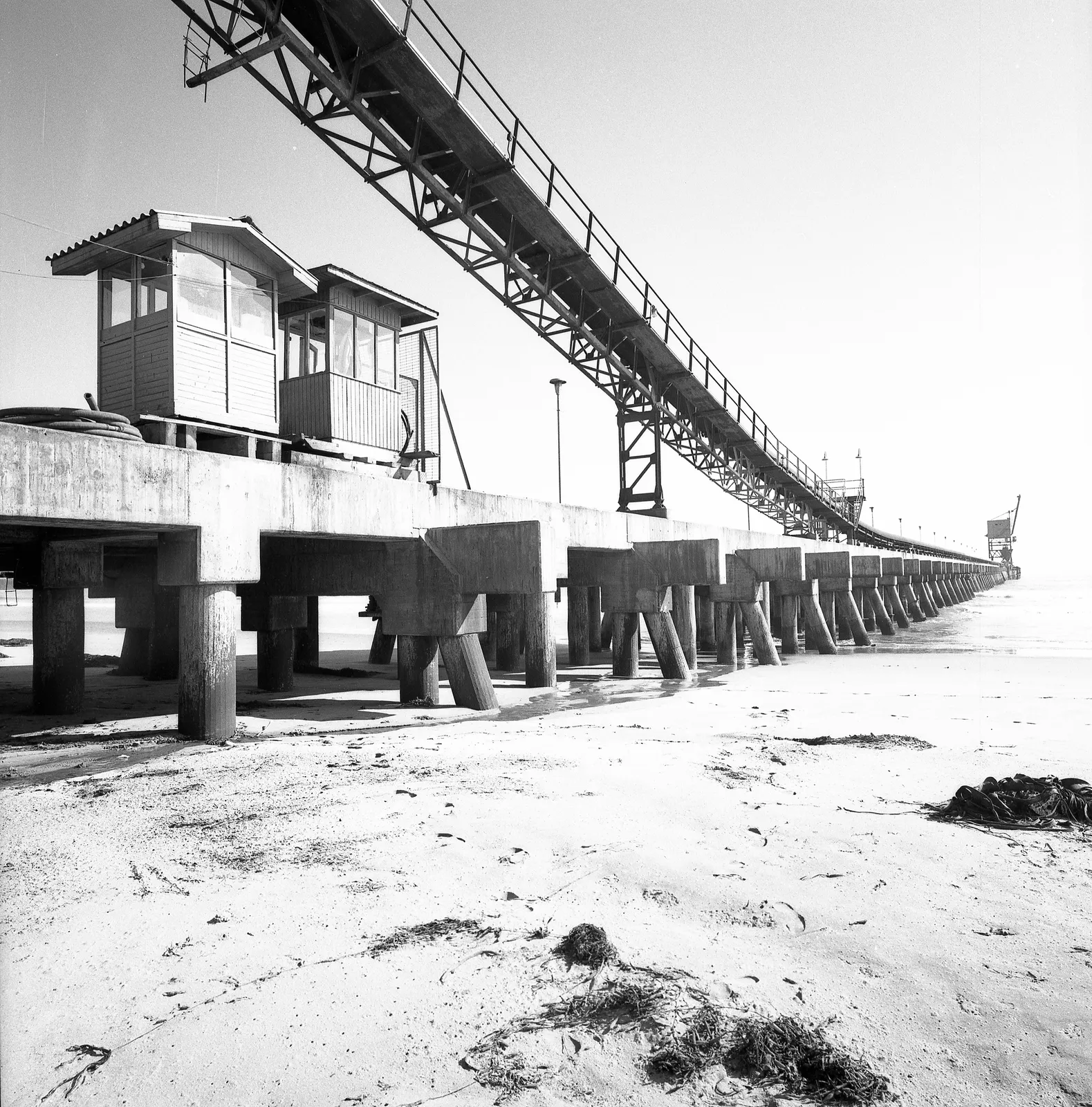 Muelle del puerto de Ventanas, 1965