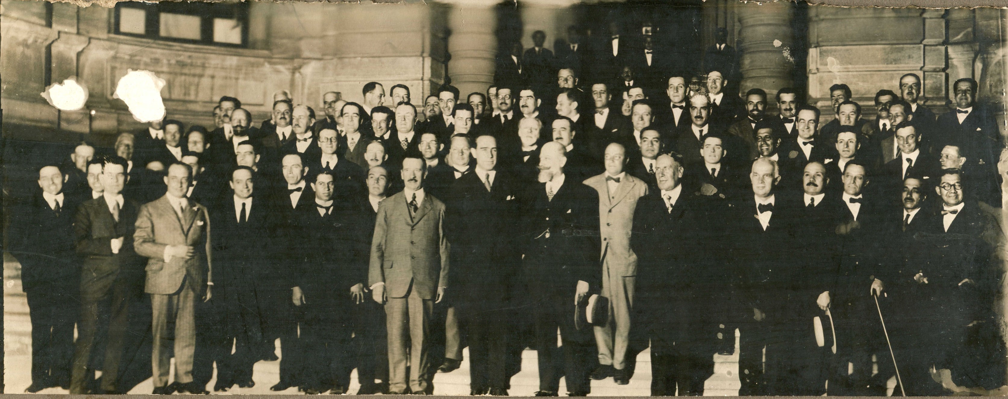 Banquete en honor a Ramón Montero R., Santiago, 1926
