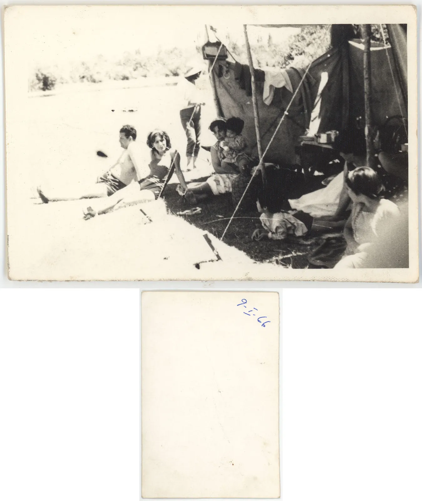 Paseo al río, Chillán, 1966