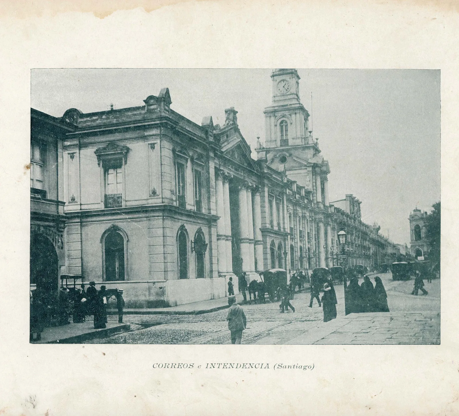 Plaza de Armas de Santiago, 1890