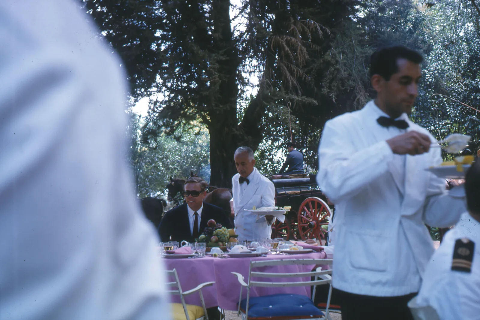 Almuerzo en honor a comitiva naval sueca, zona central, 1965