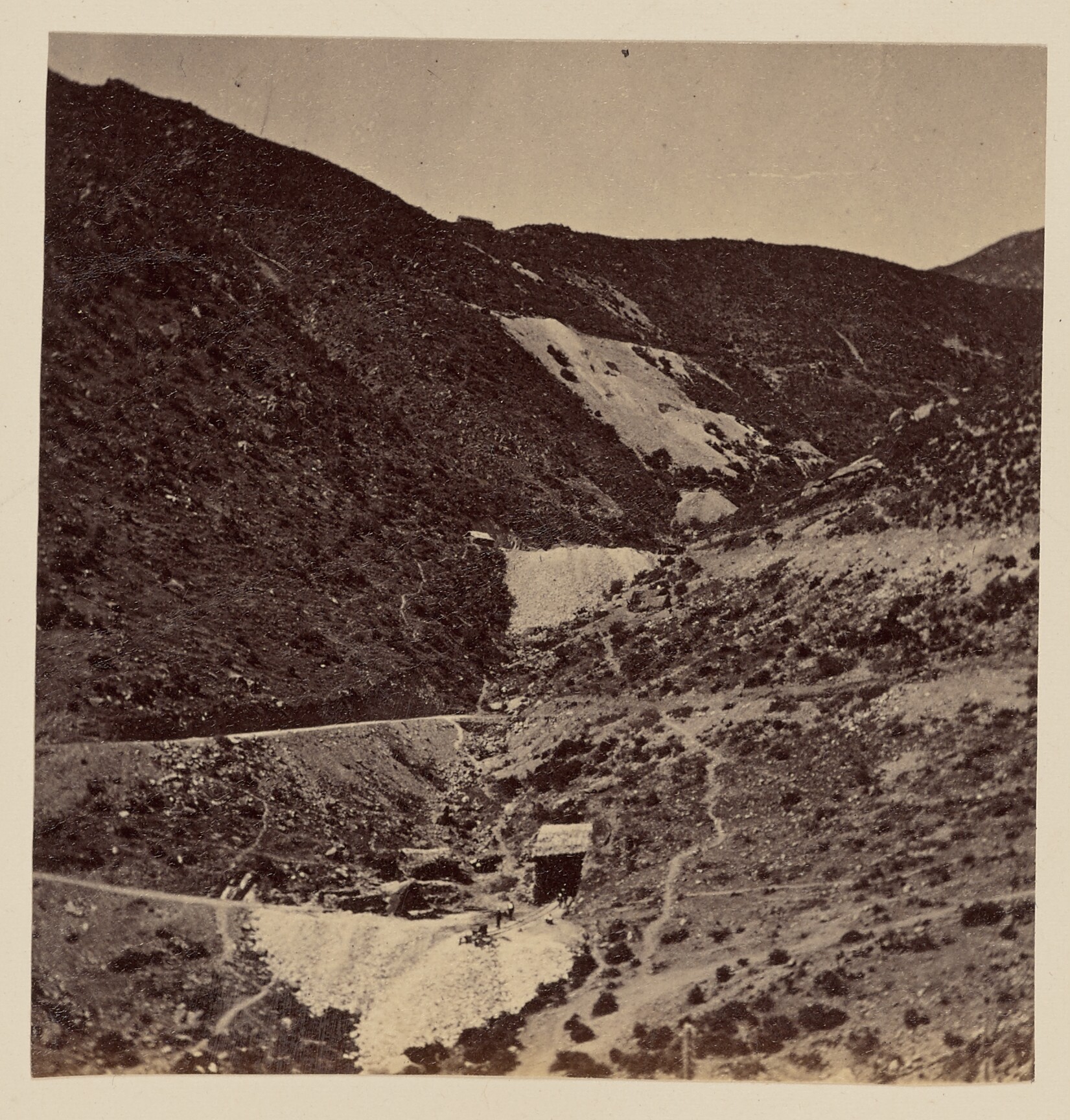 Escena en Tamaya, camino desde Tongoy, 1860